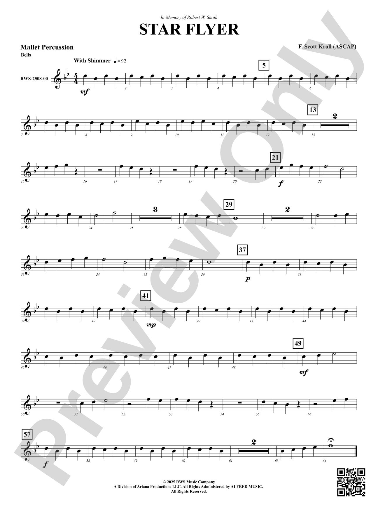 Star Flyer: Mallet Percussion: Bells