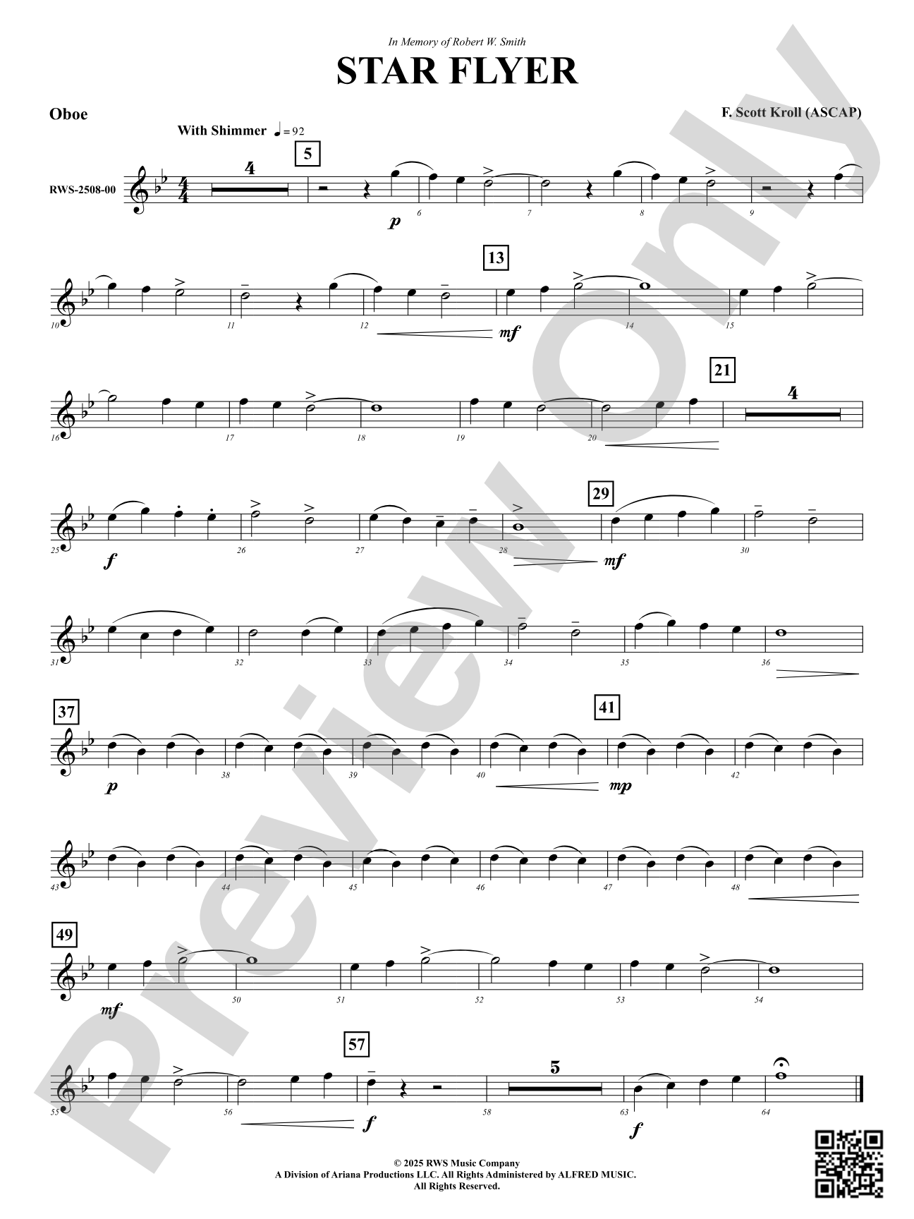 Star Flyer: Oboe