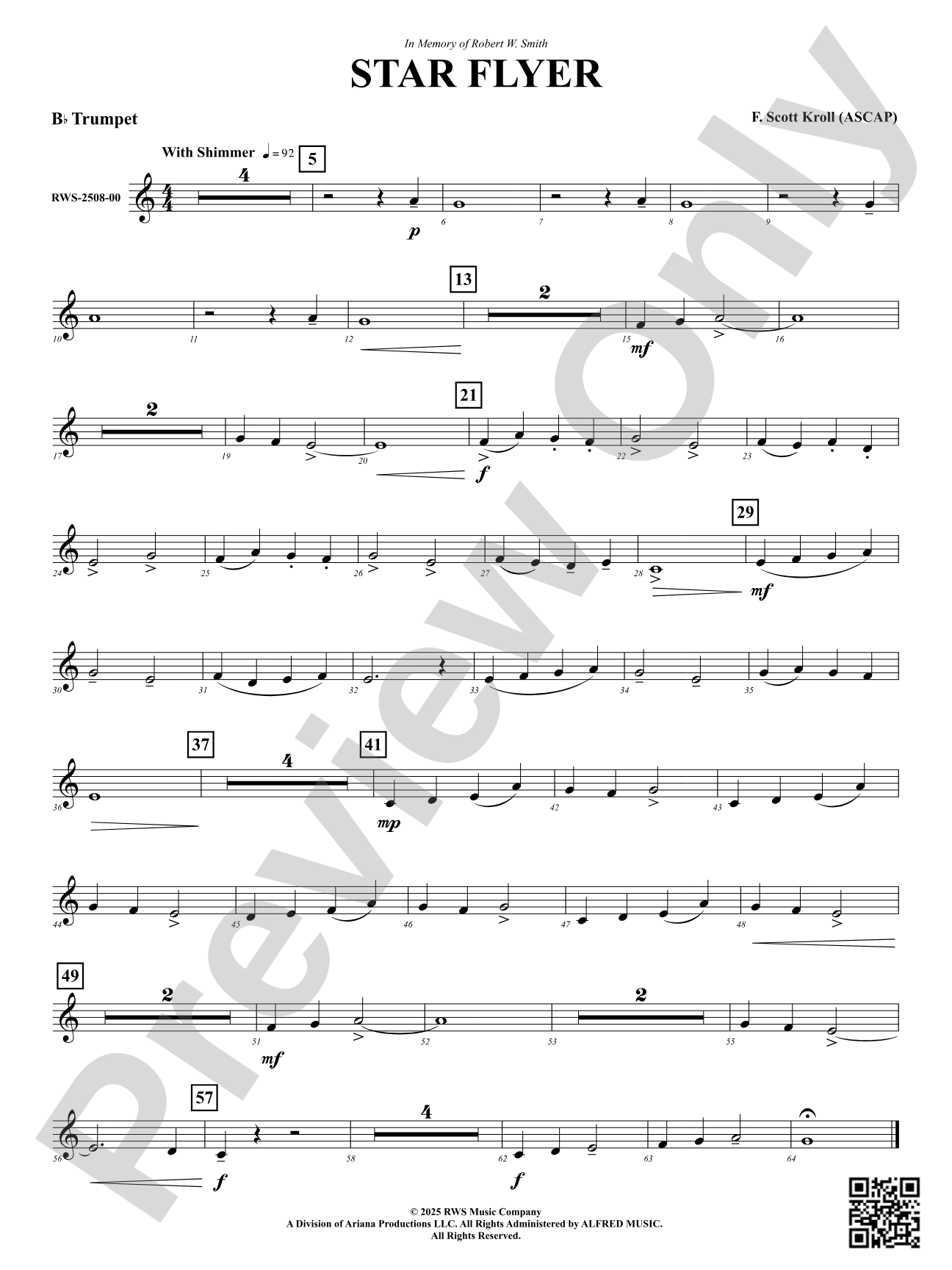 Star Flyer: B-flat Trumpet