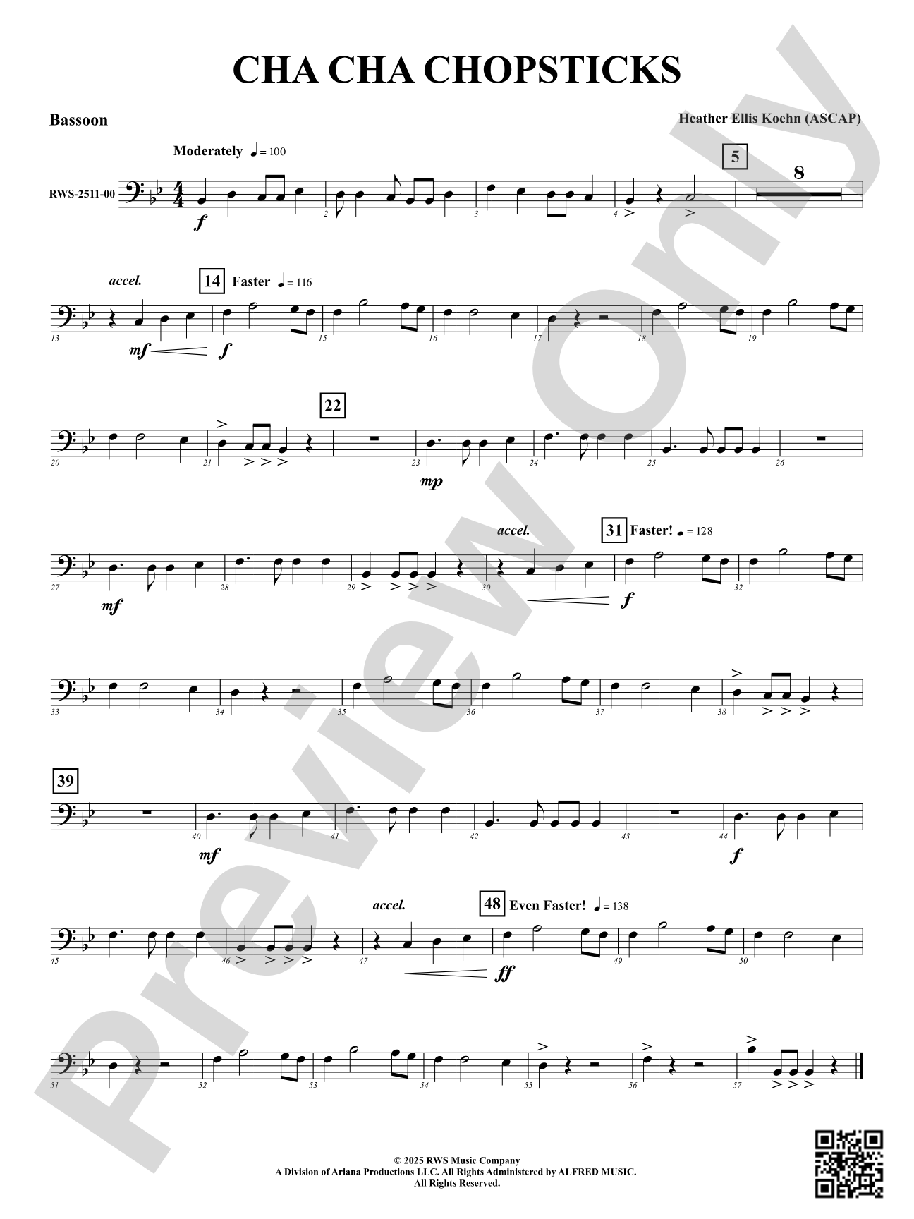 Cha Cha Chopsticks: Bassoon