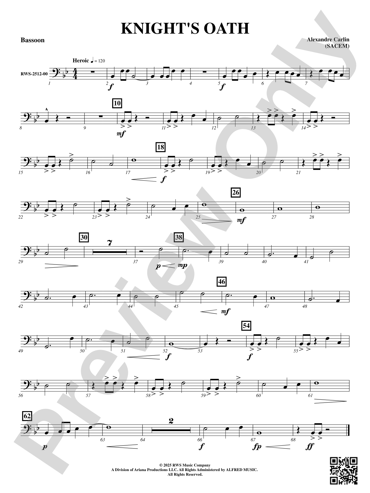 Knight's Oath: Bassoon