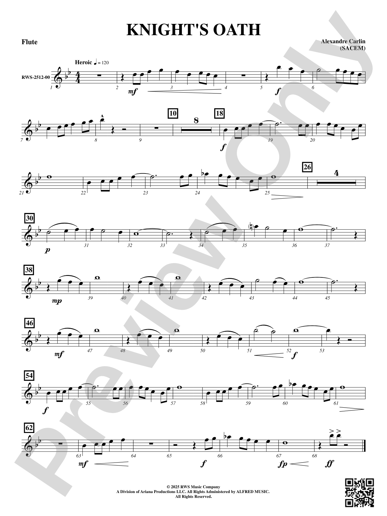 Knight's Oath: Flute