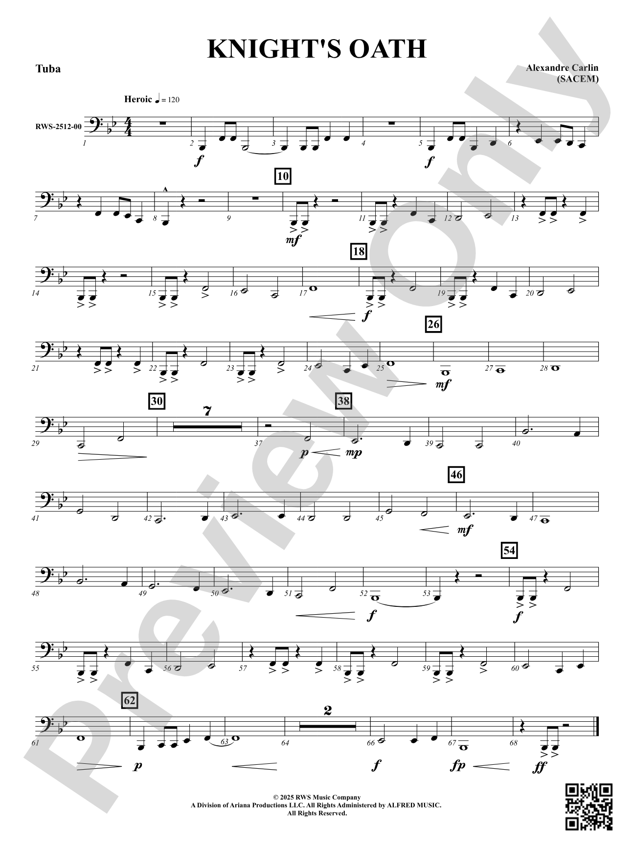 Knight's Oath: Tuba