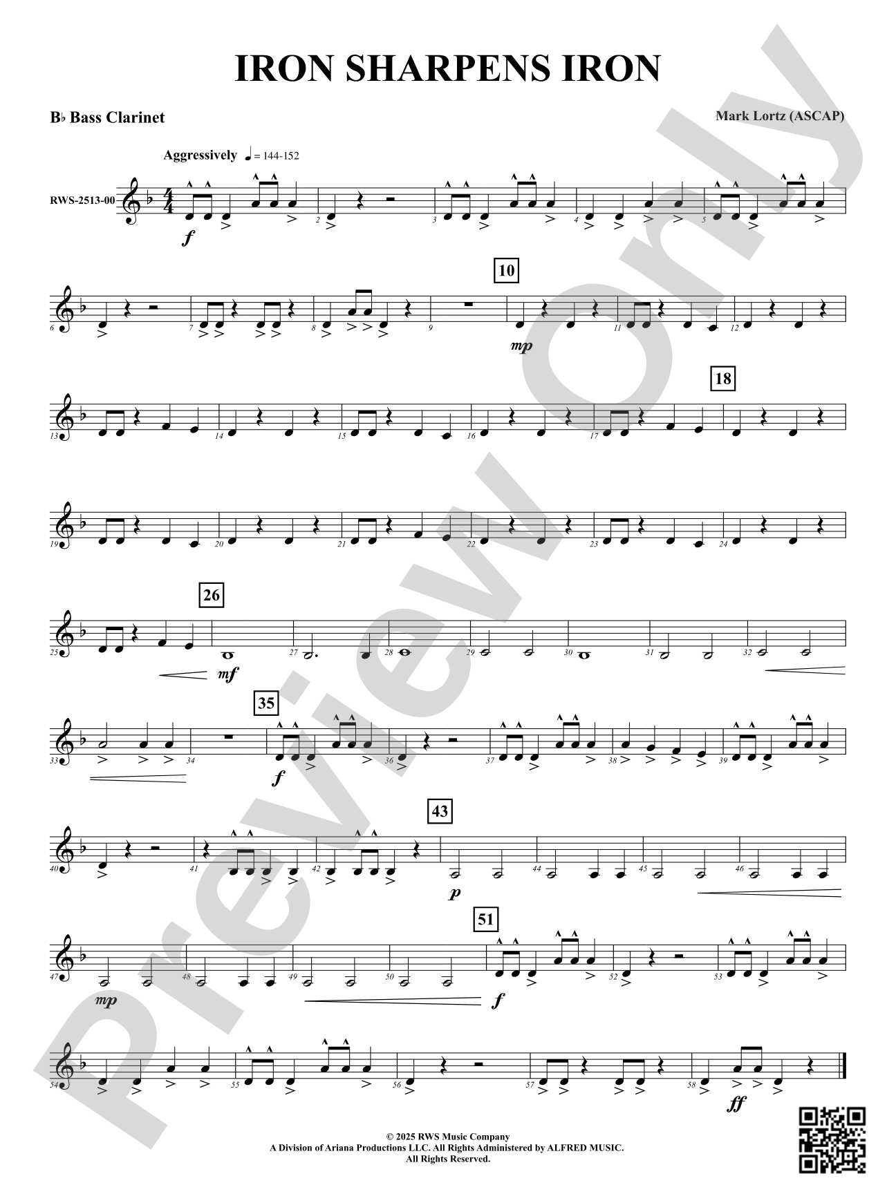 Iron Sharpens Iron: B-flat Bass Clarinet