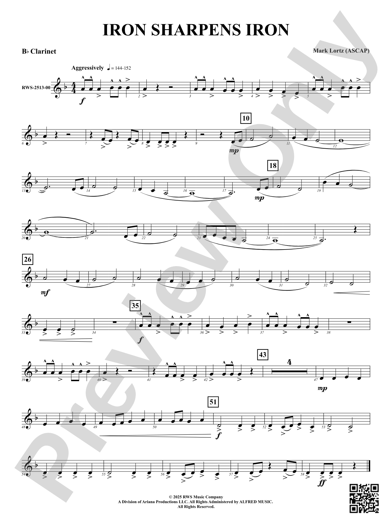 Iron Sharpens Iron: B-flat Clarinet