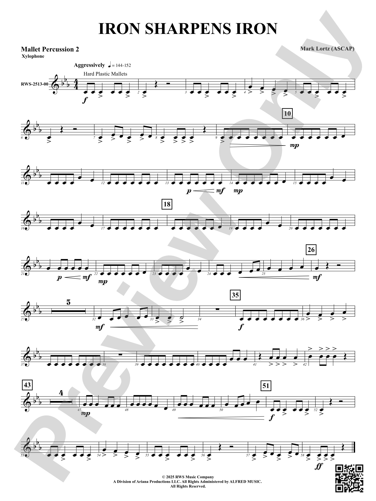 Iron Sharpens Iron: 2nd Mallet Percussion
