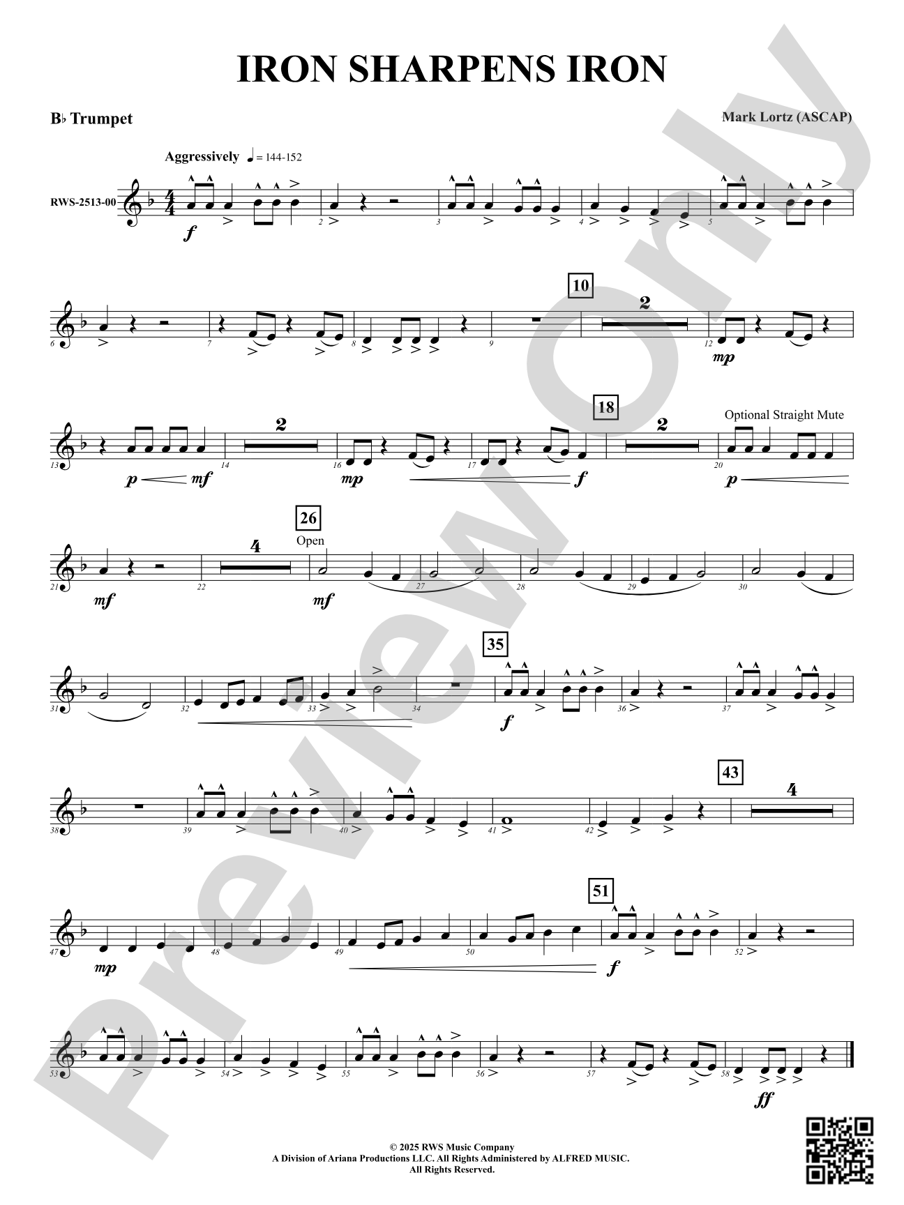 Iron Sharpens Iron: B-flat Trumpet