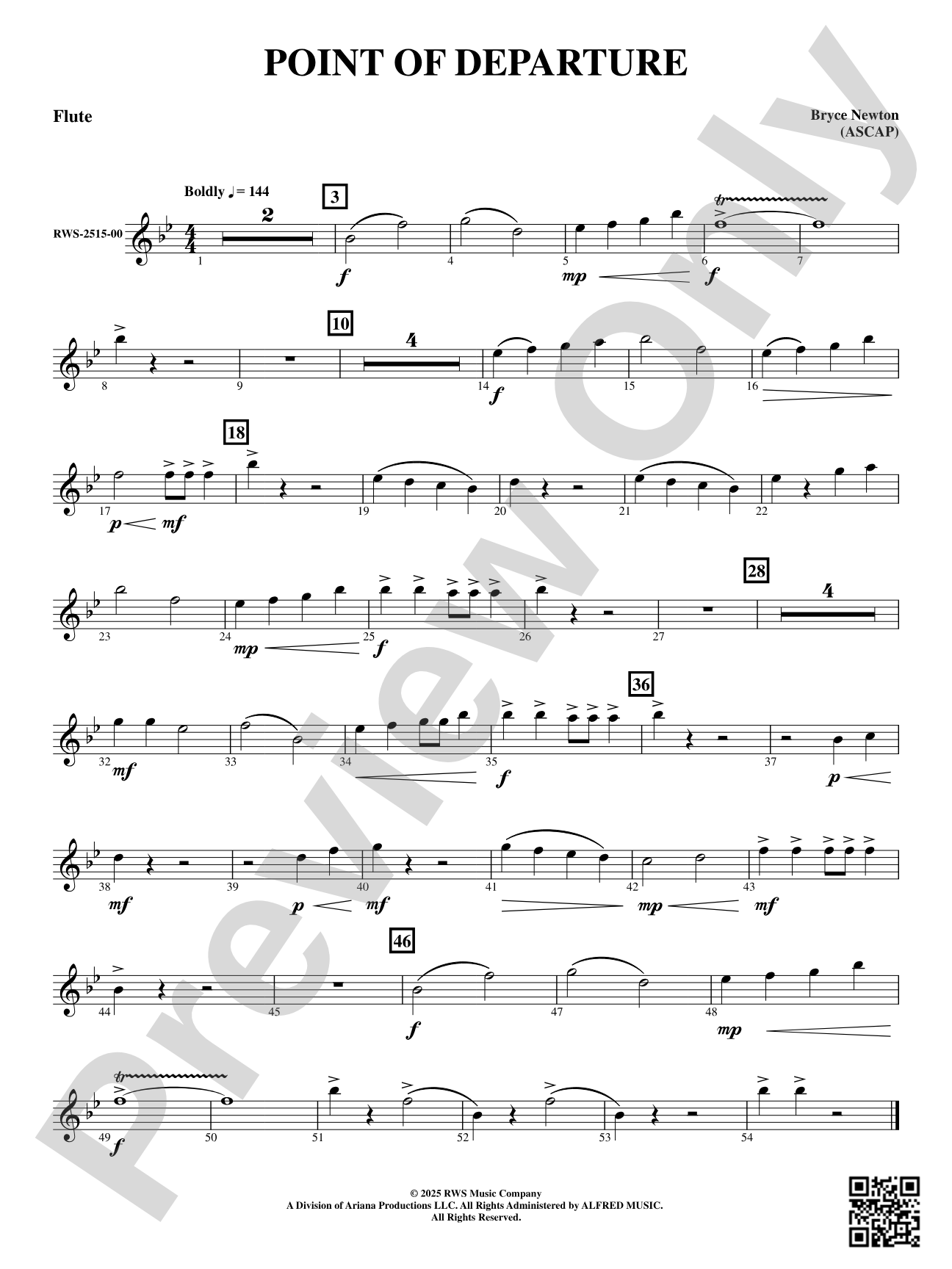 Point of Departure: Flute