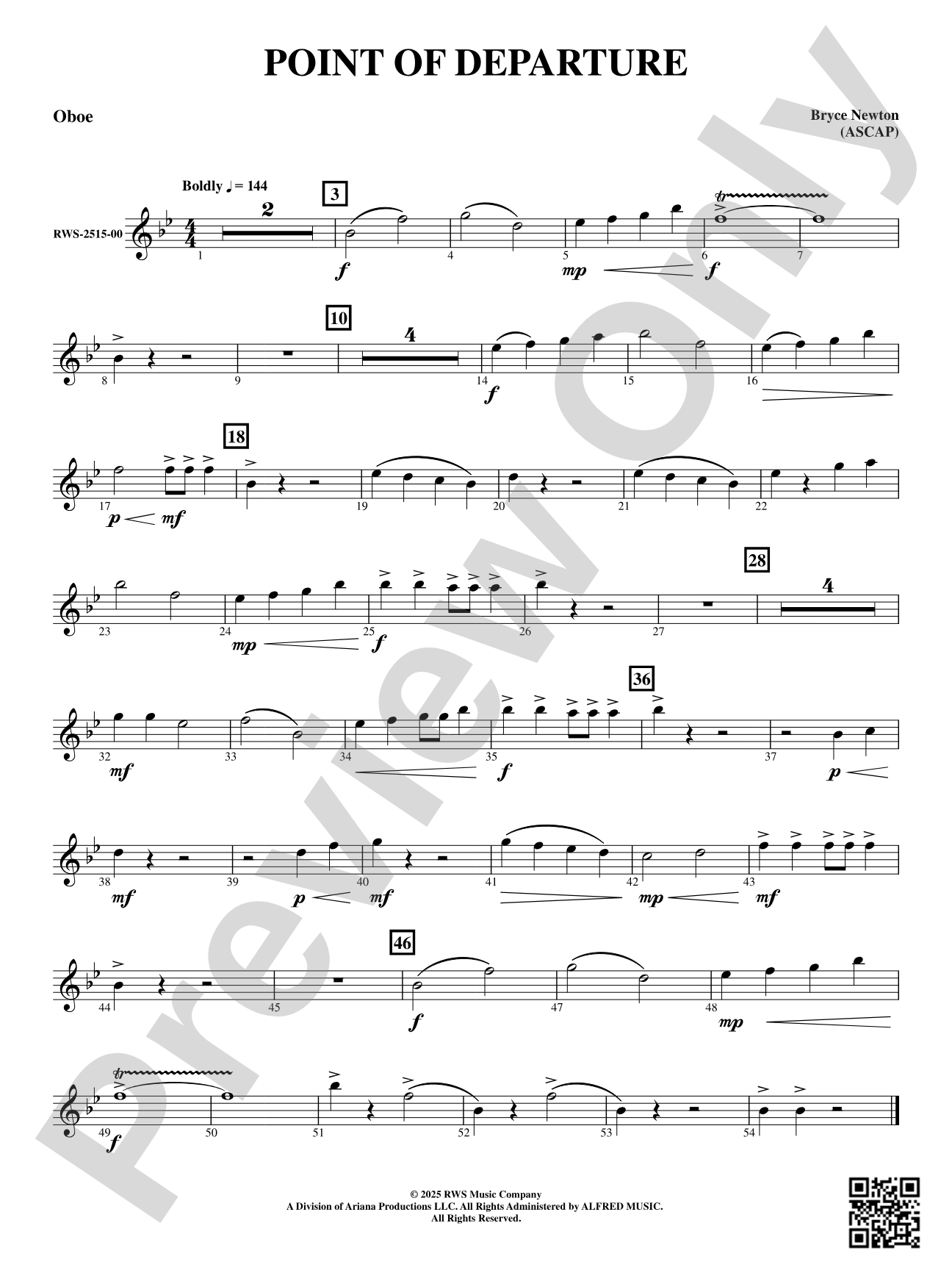 Point of Departure: Oboe