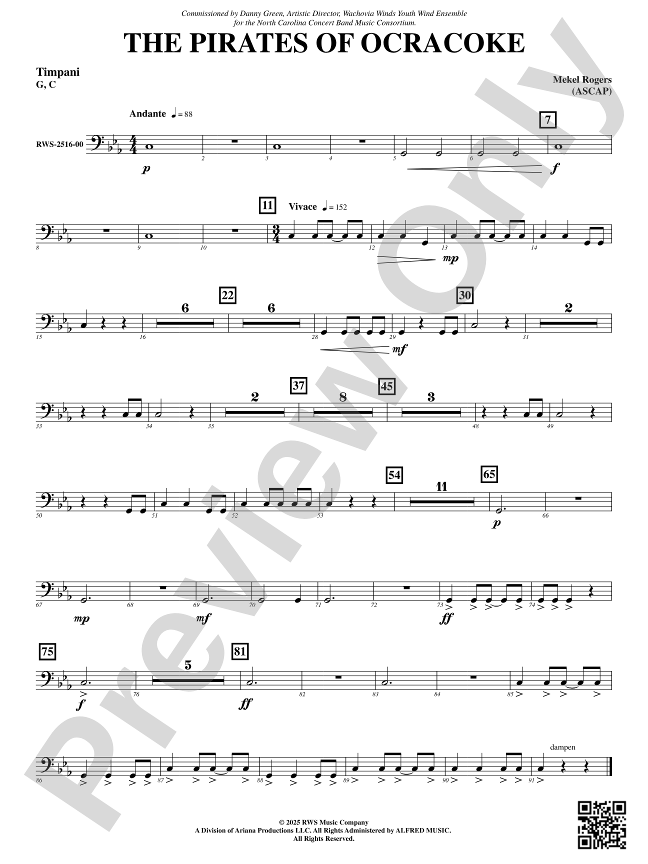 The Pirates Of Ocracoke: Timpani