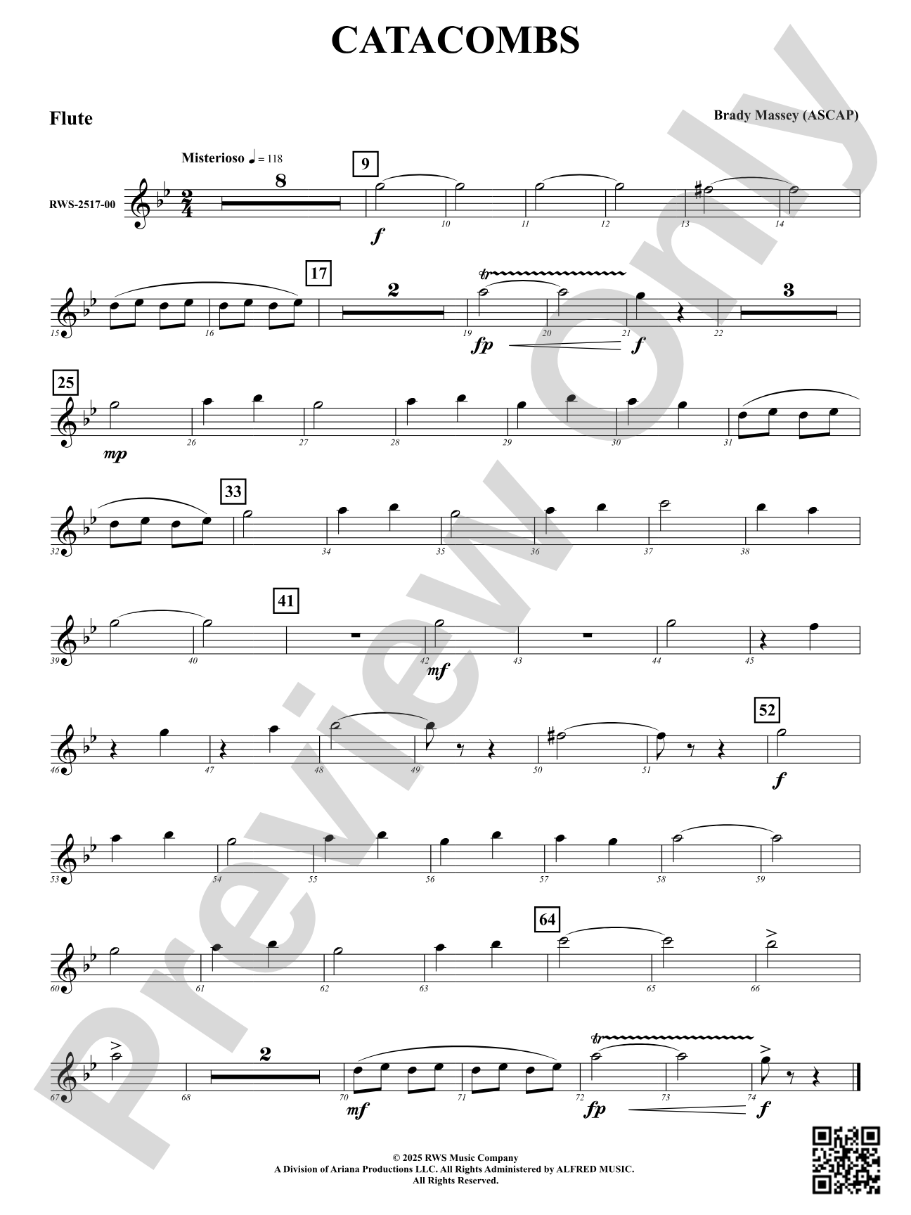 Catacombs: Flute