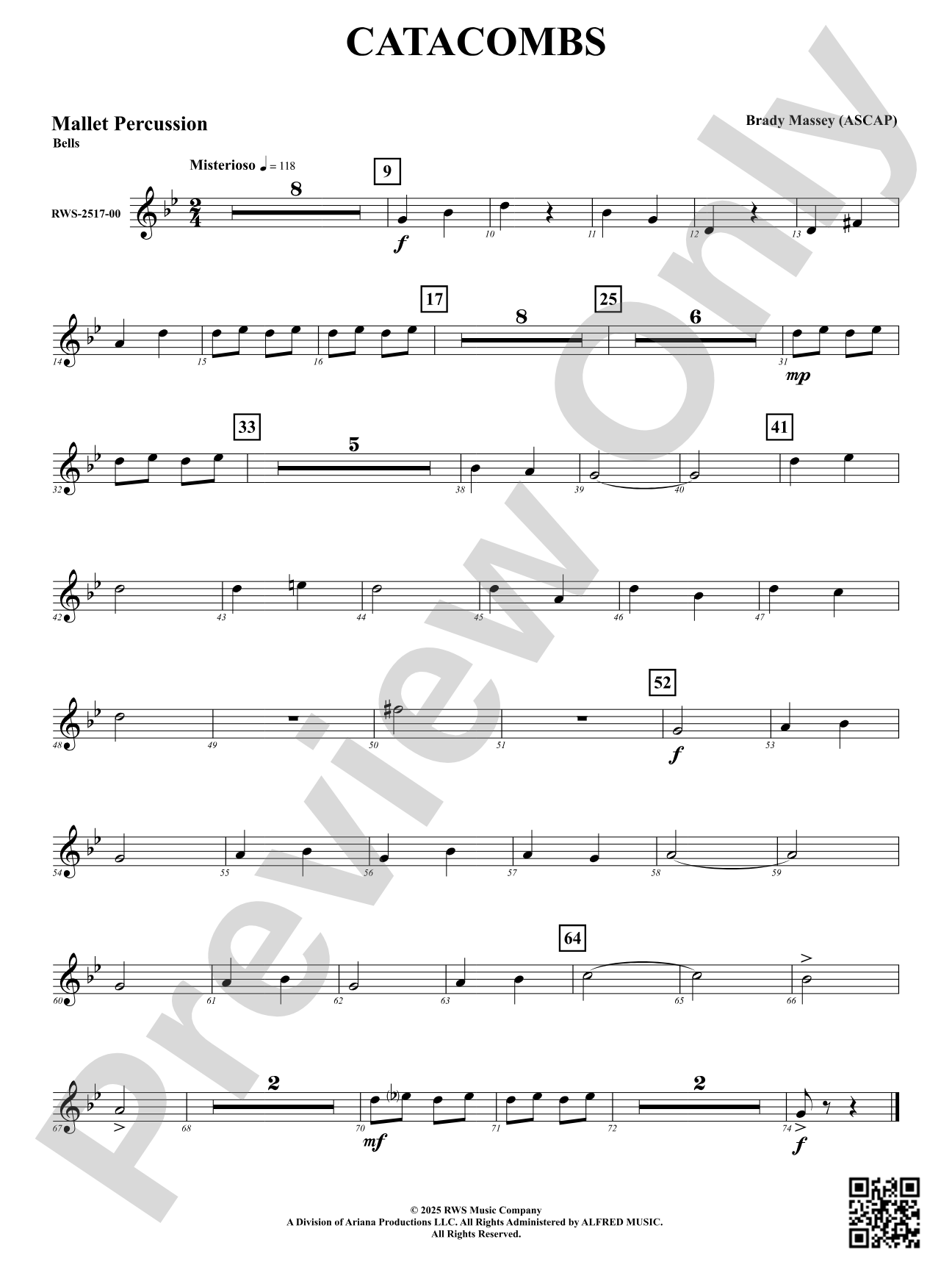 Catacombs: Mallet Percussion: Bells