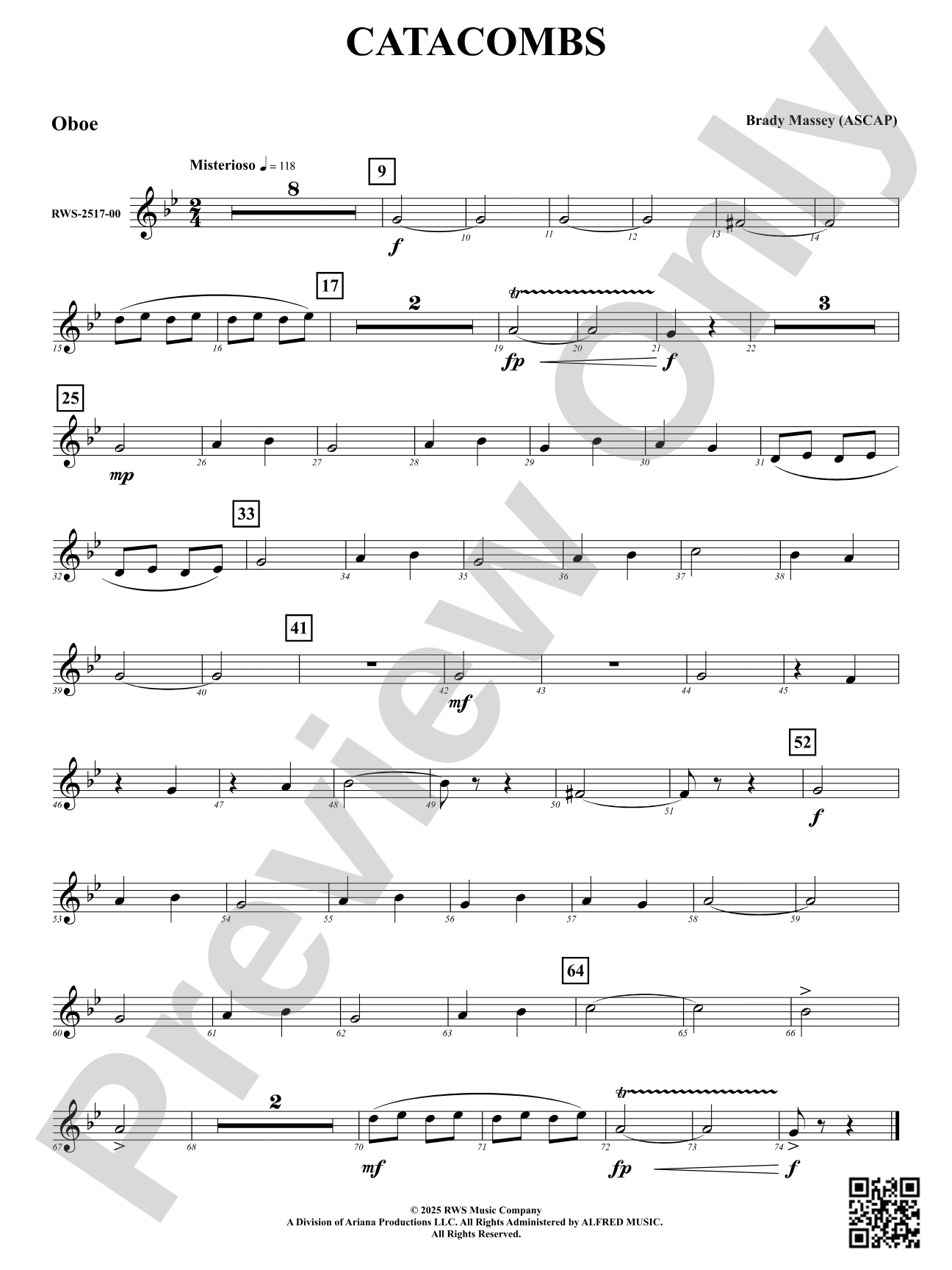 Catacombs: Oboe