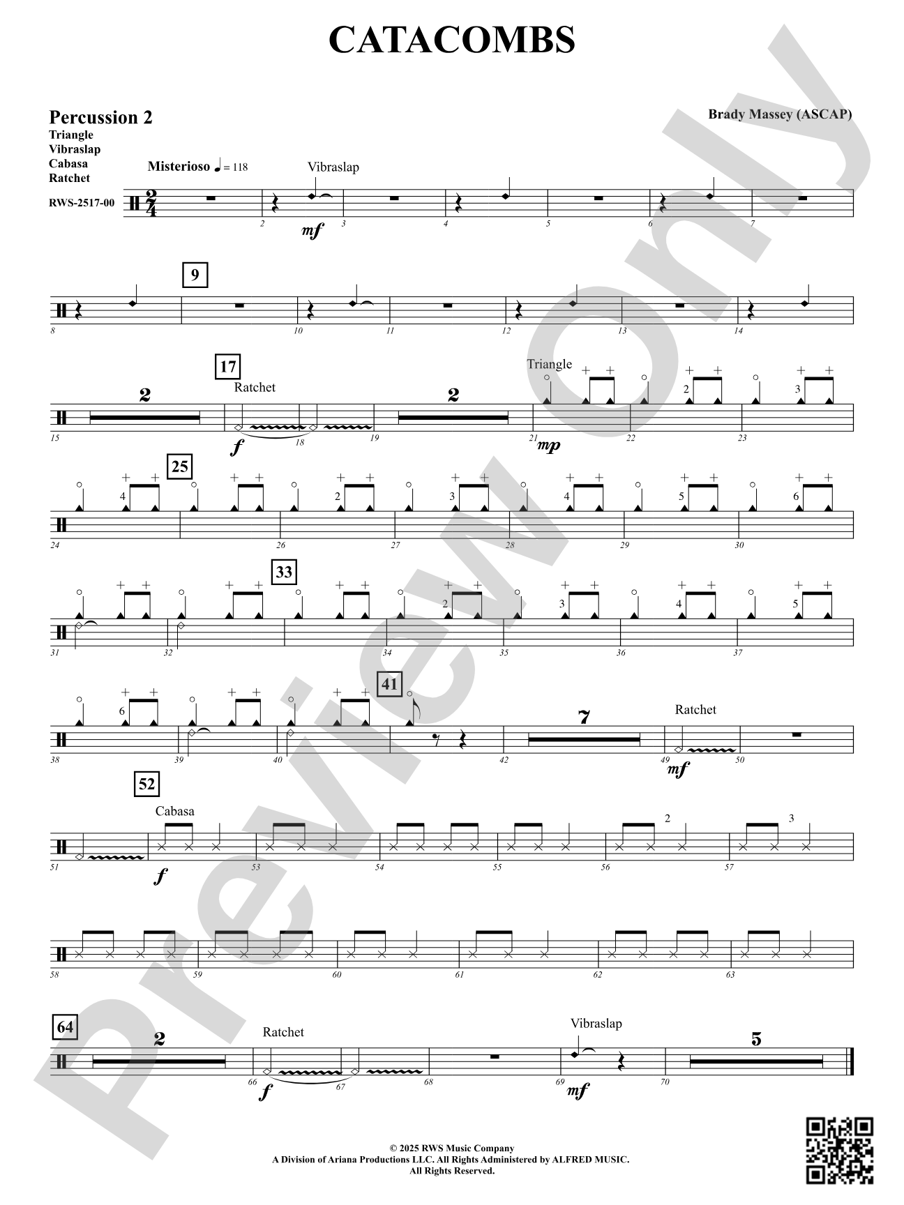 Catacombs: 2nd Percussion
