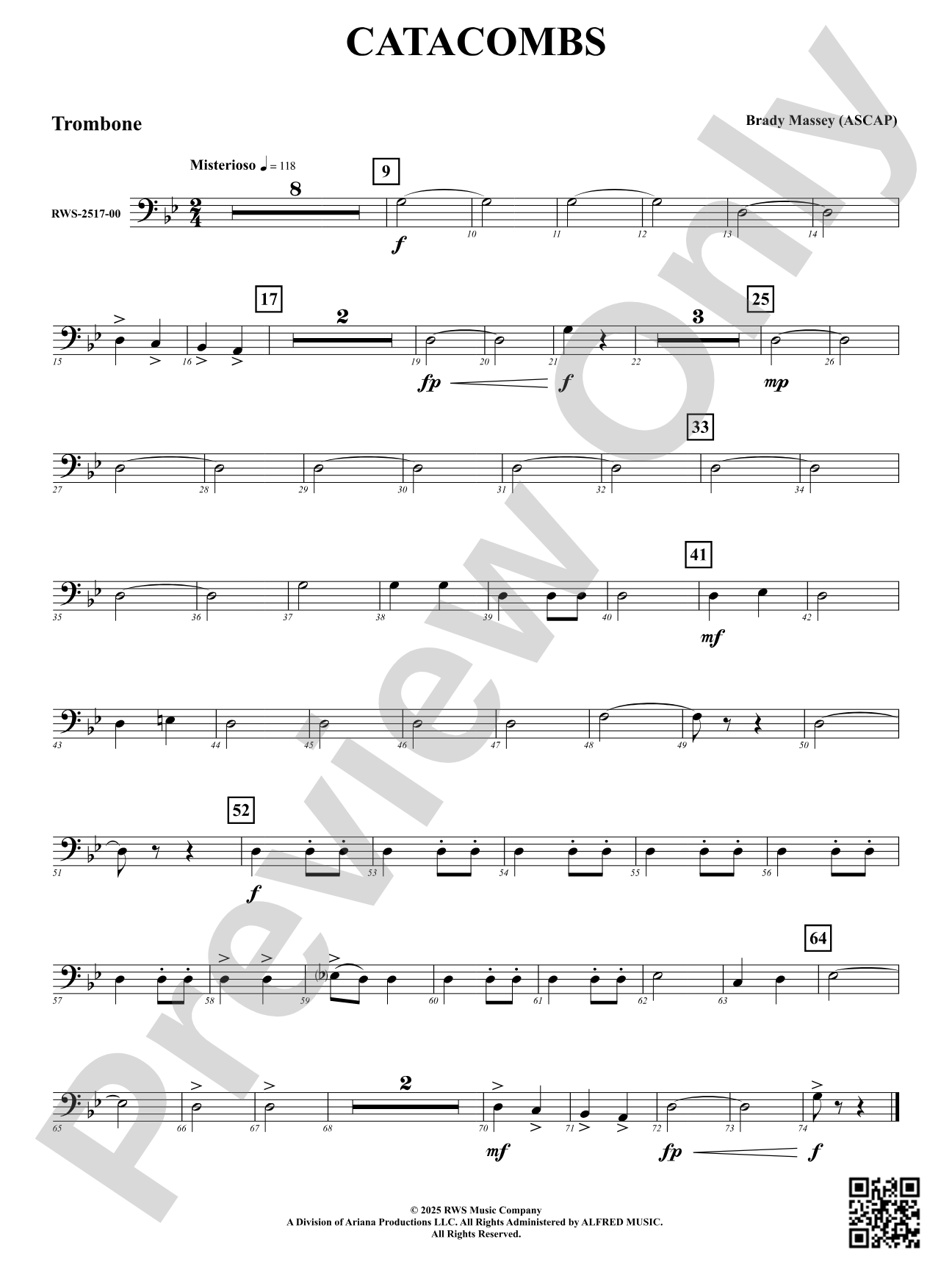 Catacombs: Trombone