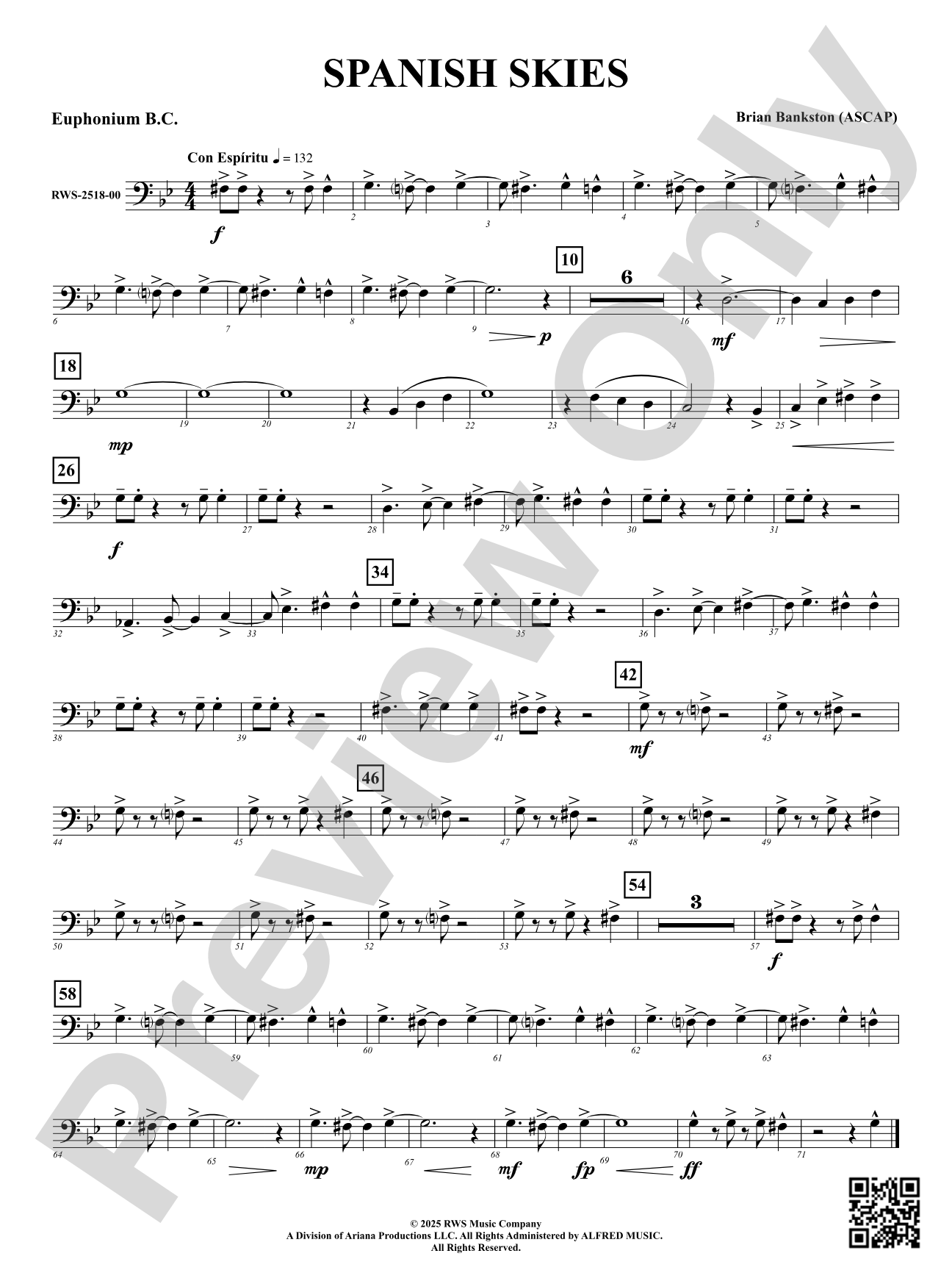 Spanish Skies: Euphonium B.C.