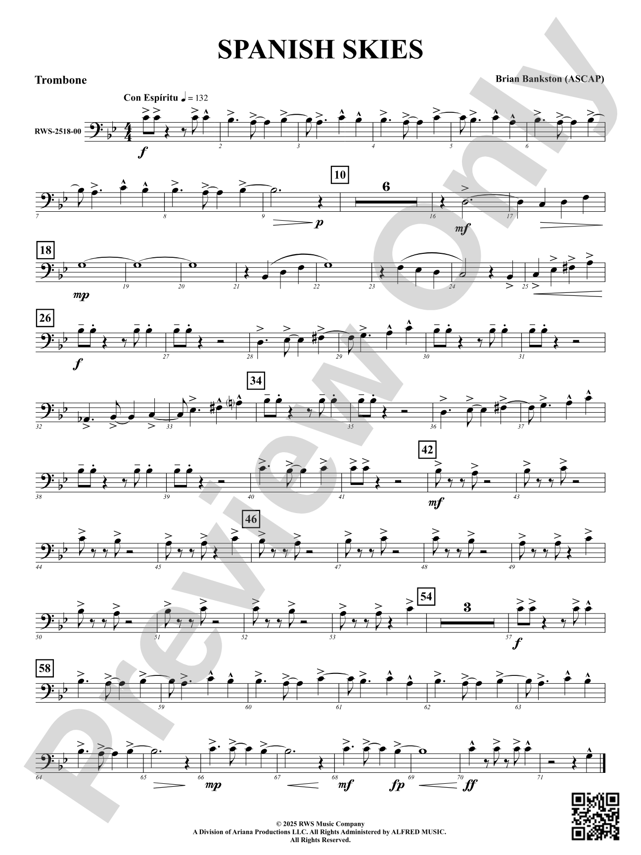 Spanish Skies: Trombone