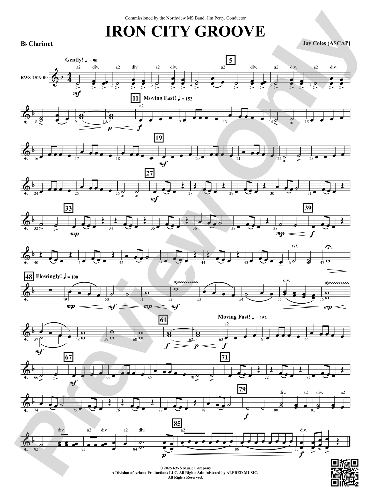 Iron City Groove: B-flat Clarinet