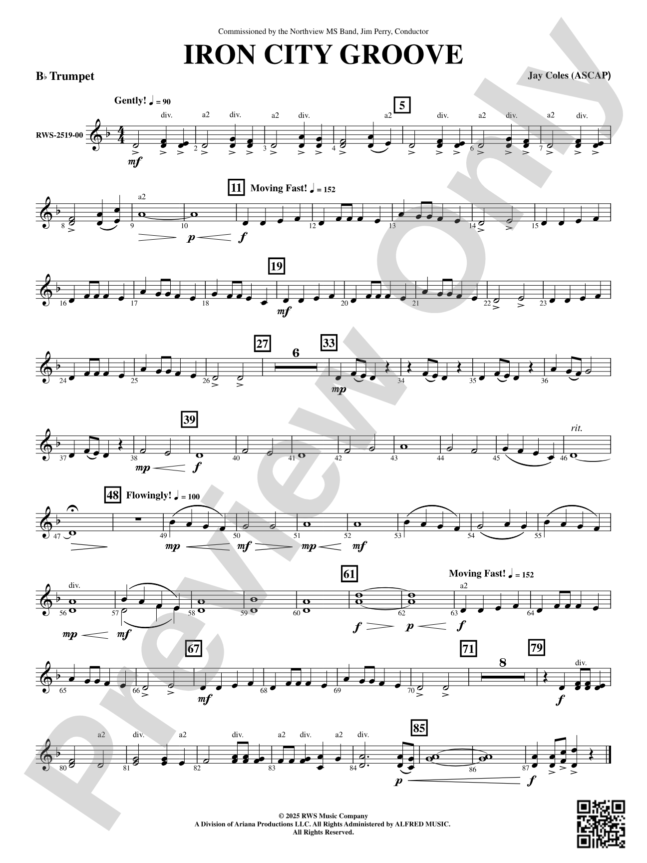 Iron City Groove: B-flat Trumpet