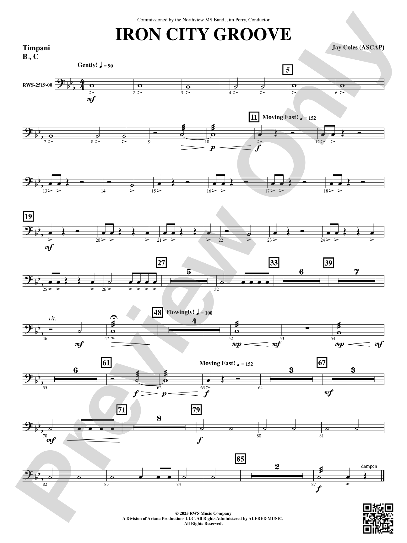 Iron City Groove: Timpani