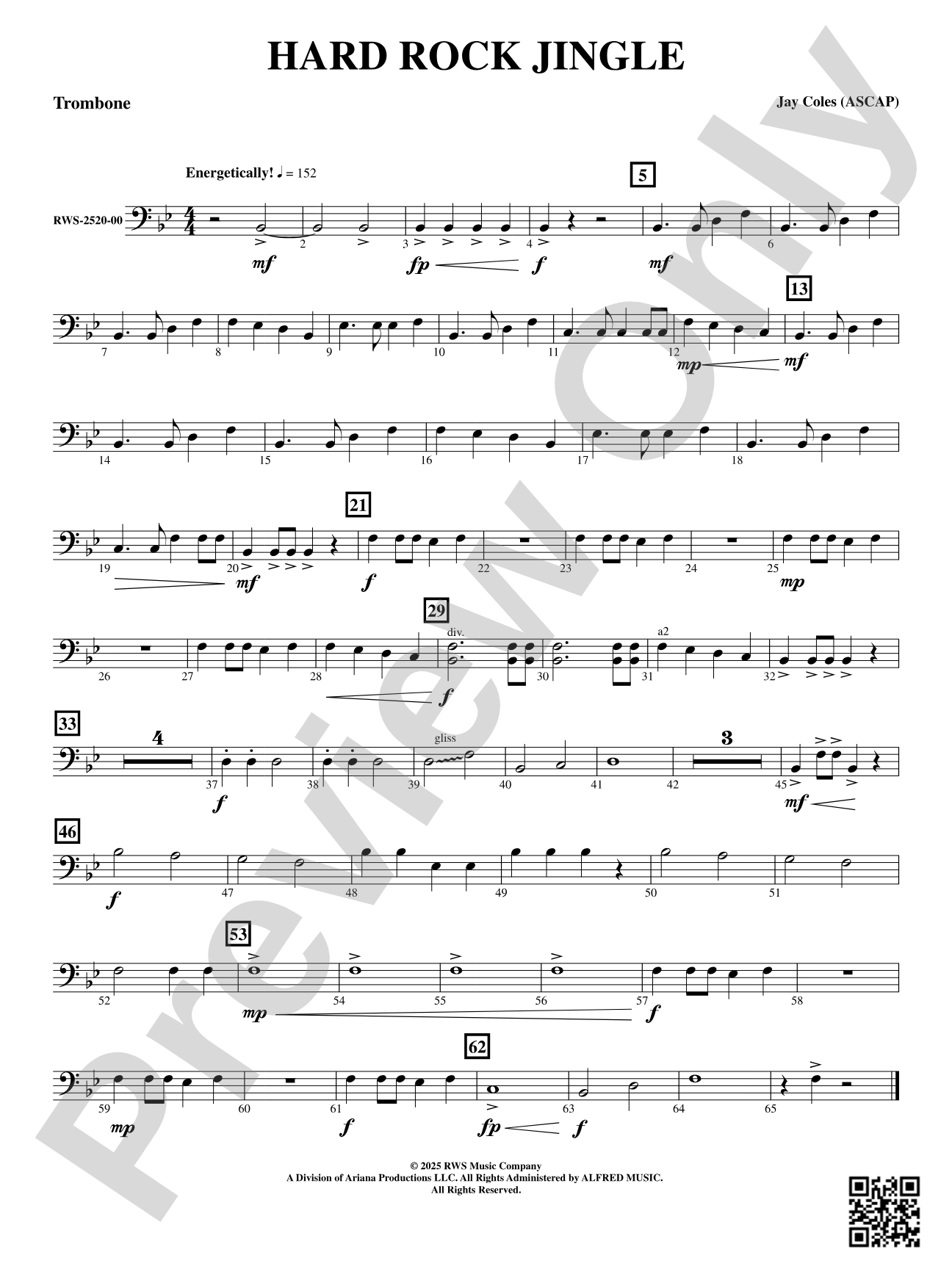 Hard Rock Jingle: Trombone