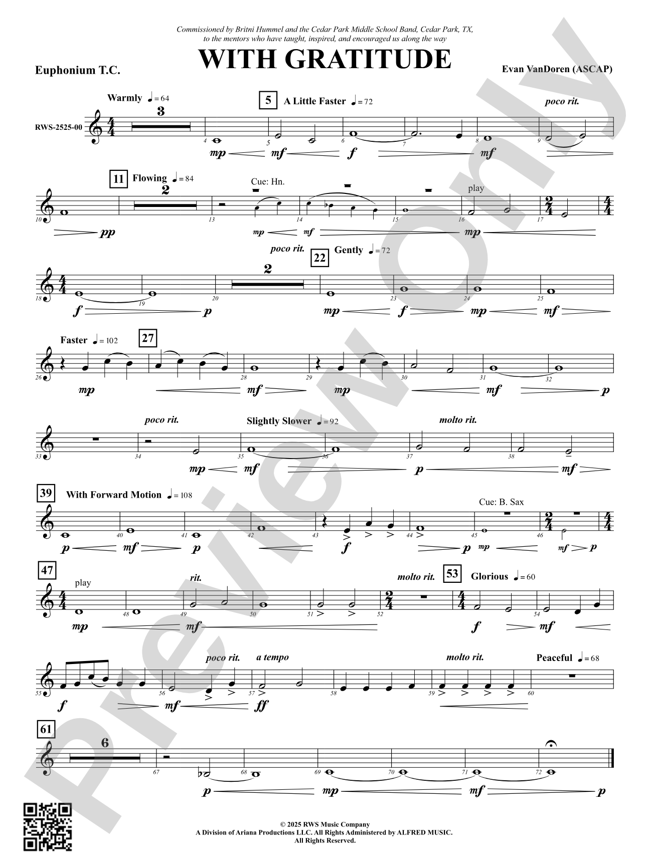 With Gratitude: Euphonium T.C.
