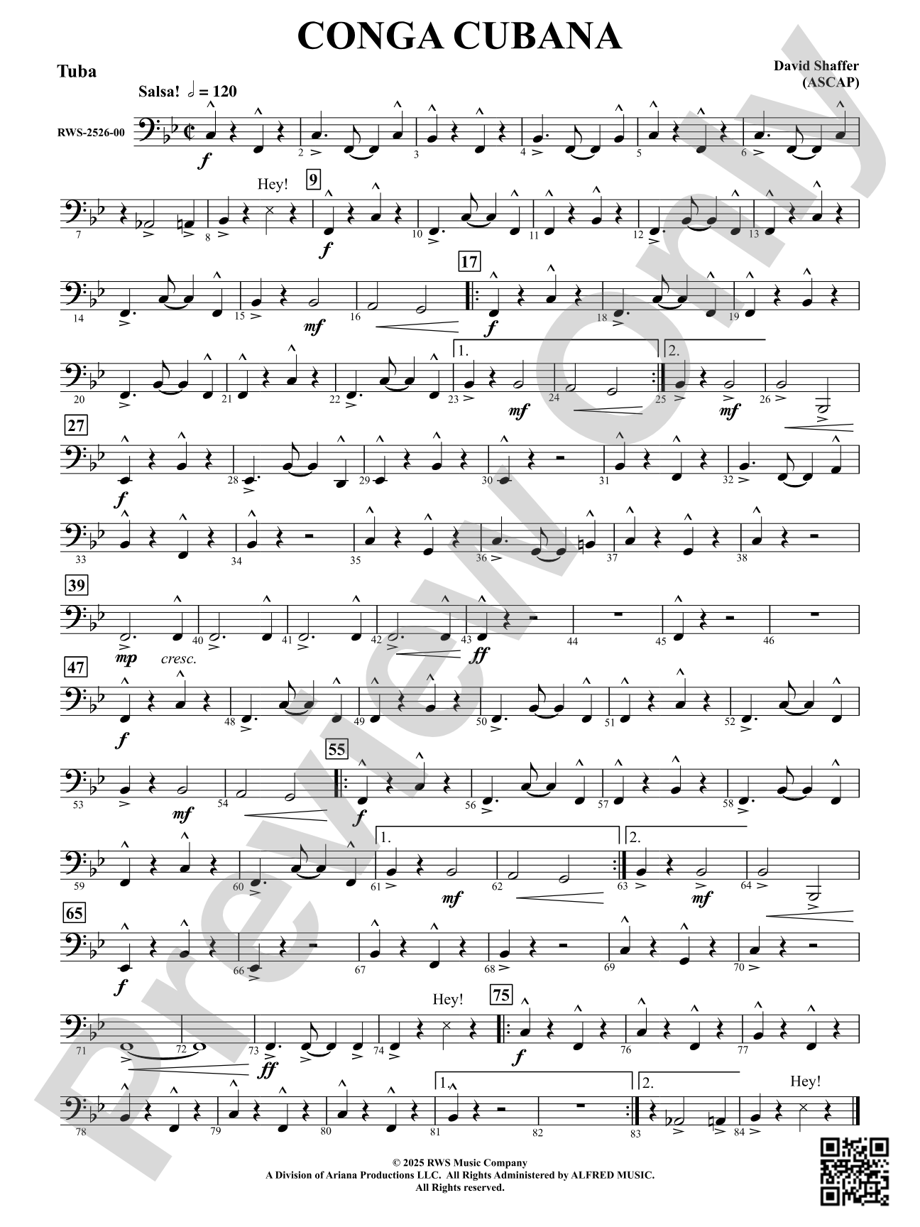 Conga Cubana: Tuba