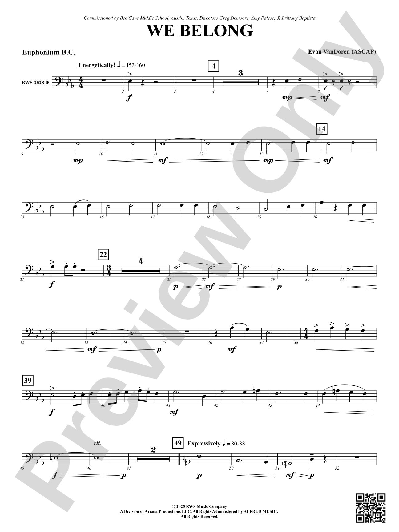 We Belong: Euphonium B.C.