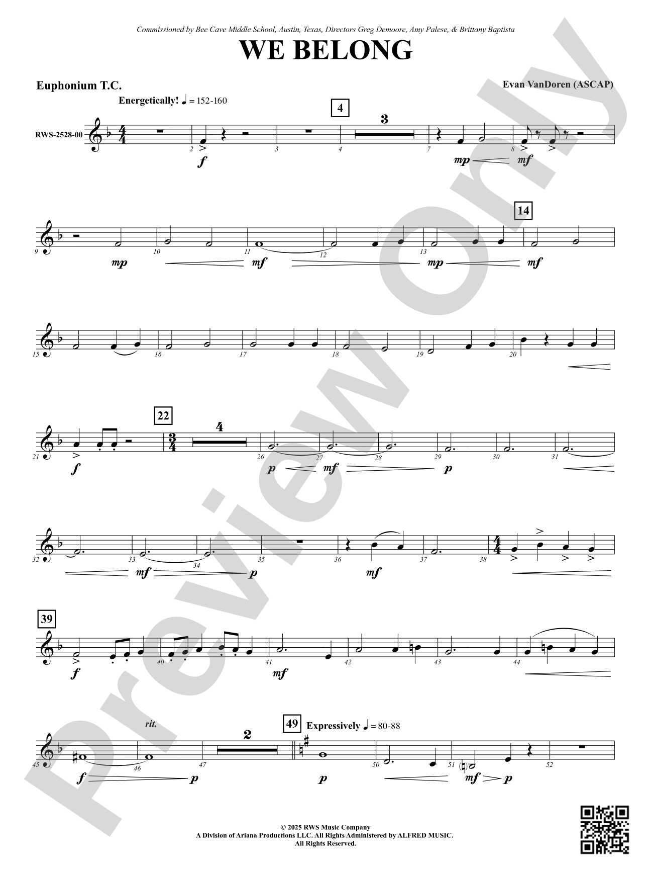 We Belong: Euphonium T.C.