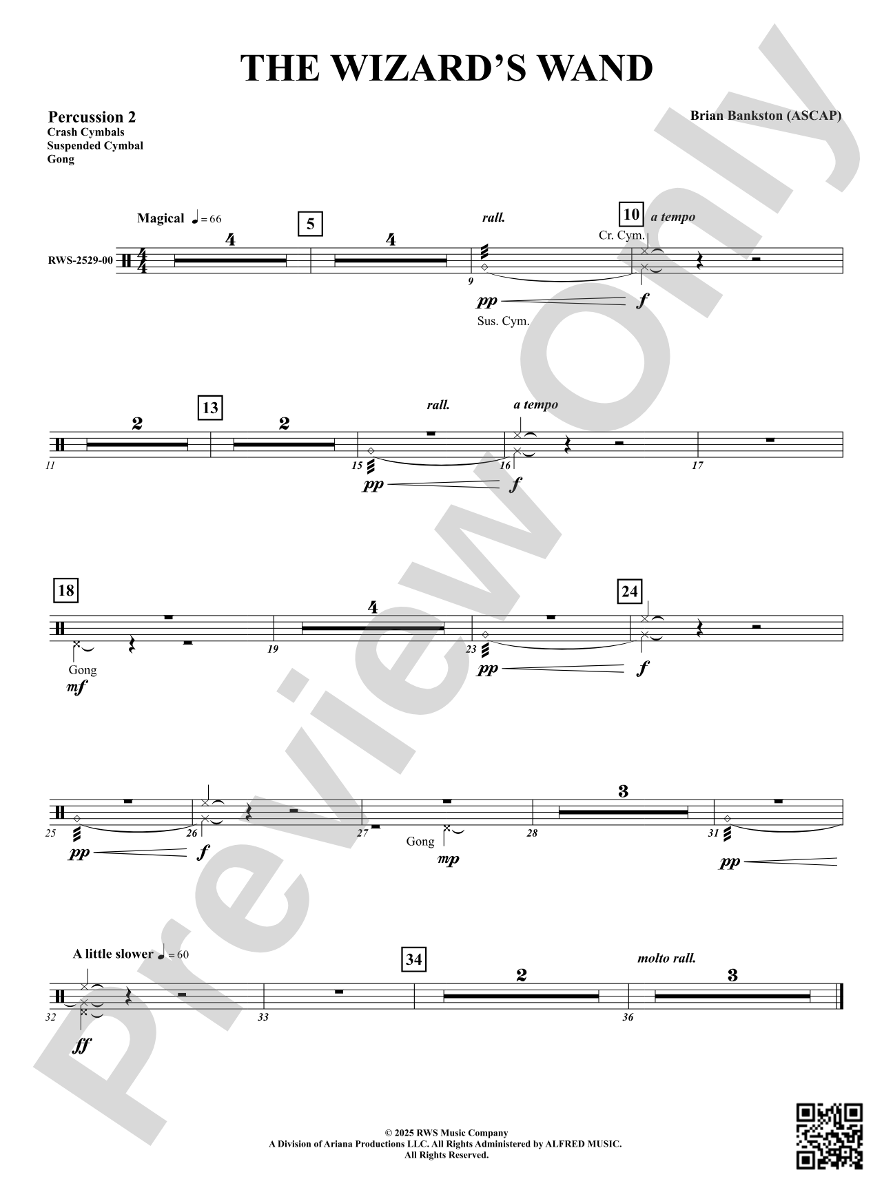 The Wizard's Wand: 2nd Percussion