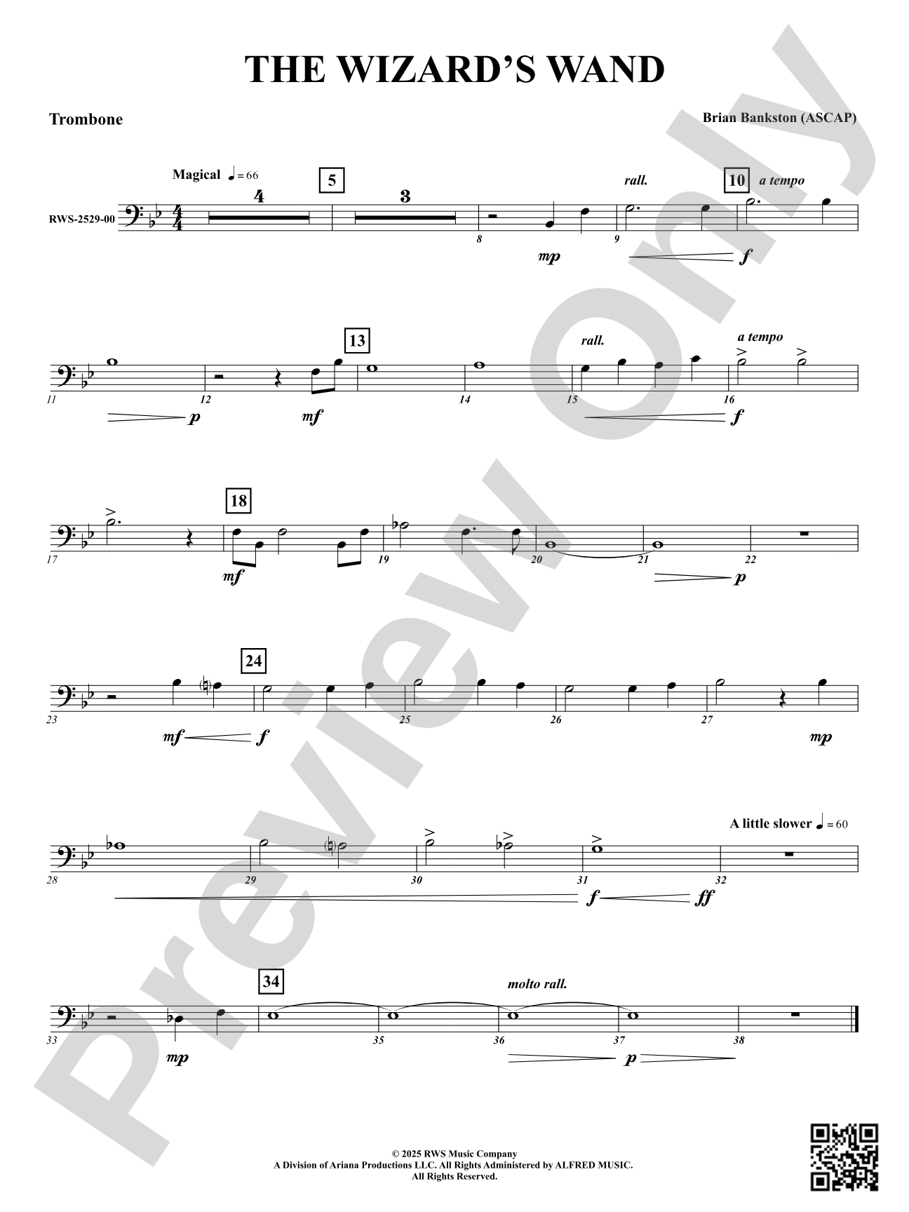 The Wizard's Wand: Trombone