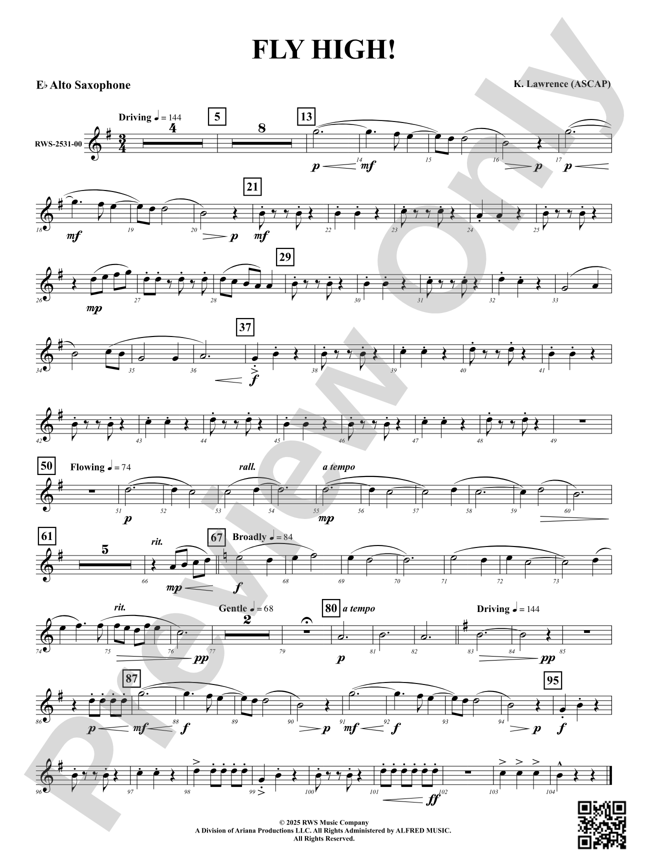 Fly High!: E-flat Alto Saxophone