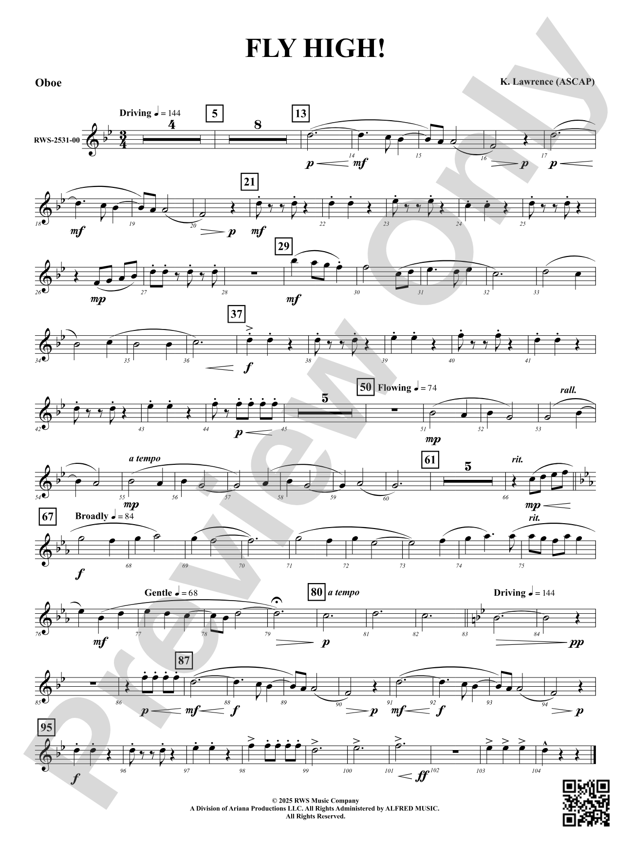 Fly High!: Oboe