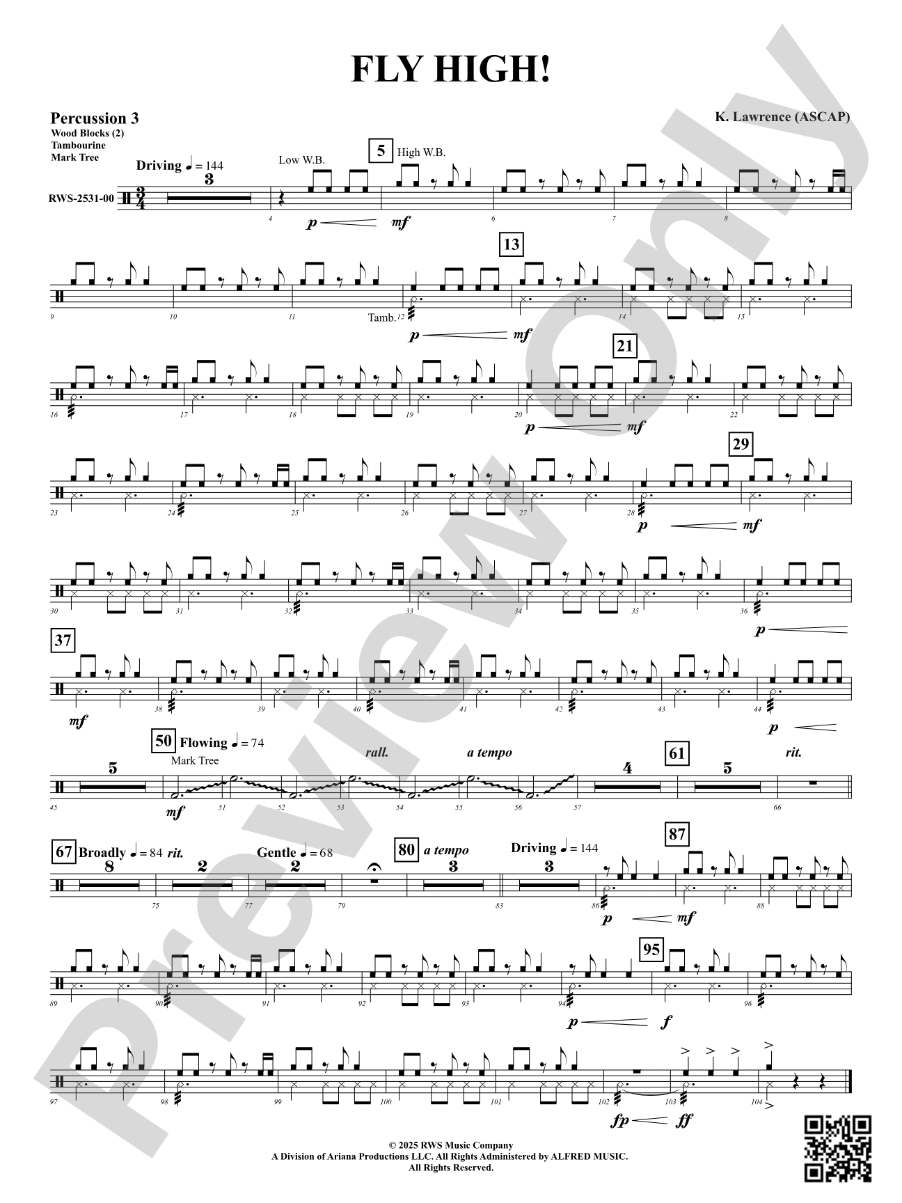 Fly High!: 3rd Percussion