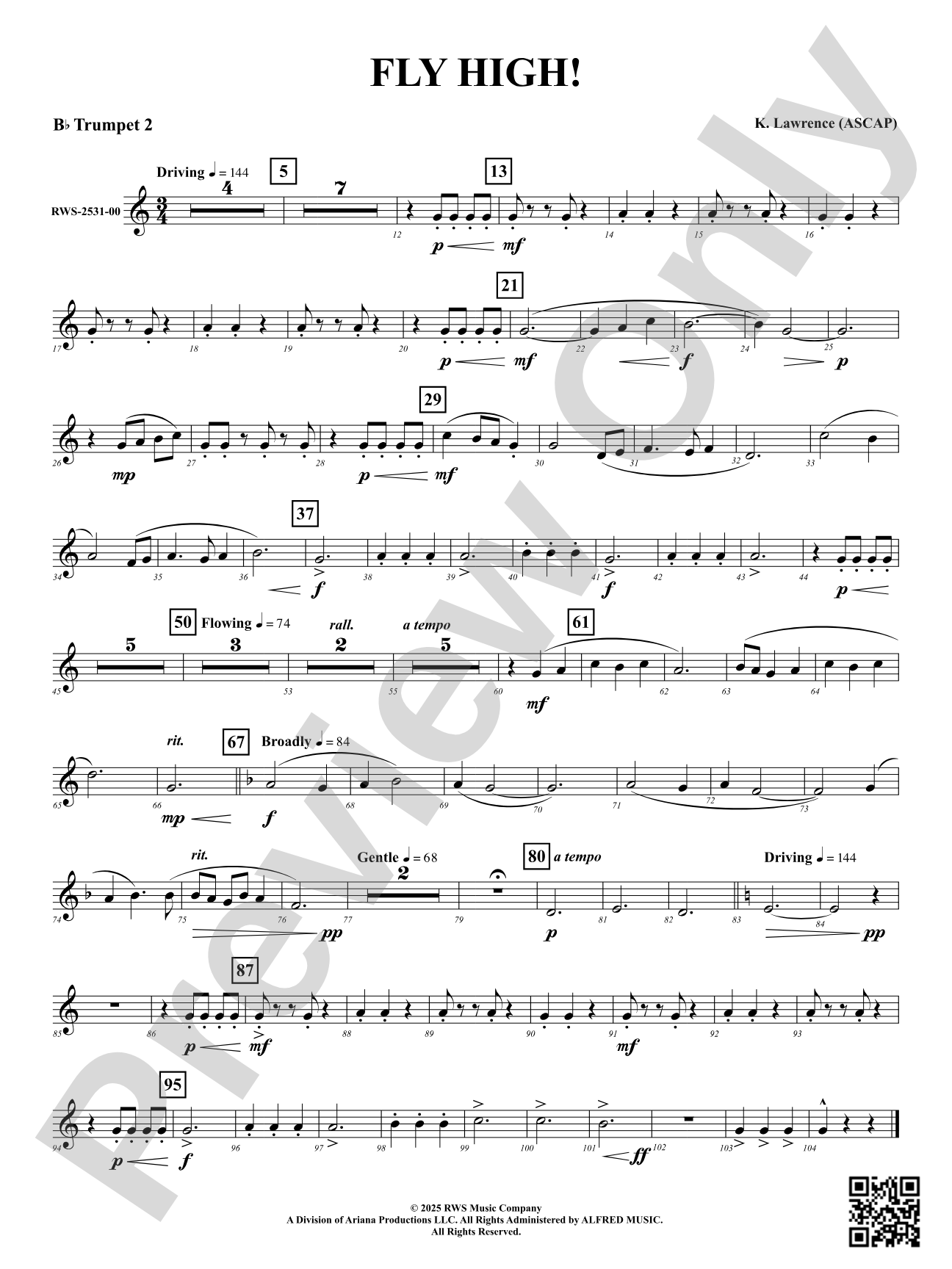 Fly High!: 2nd B-flat Trumpet