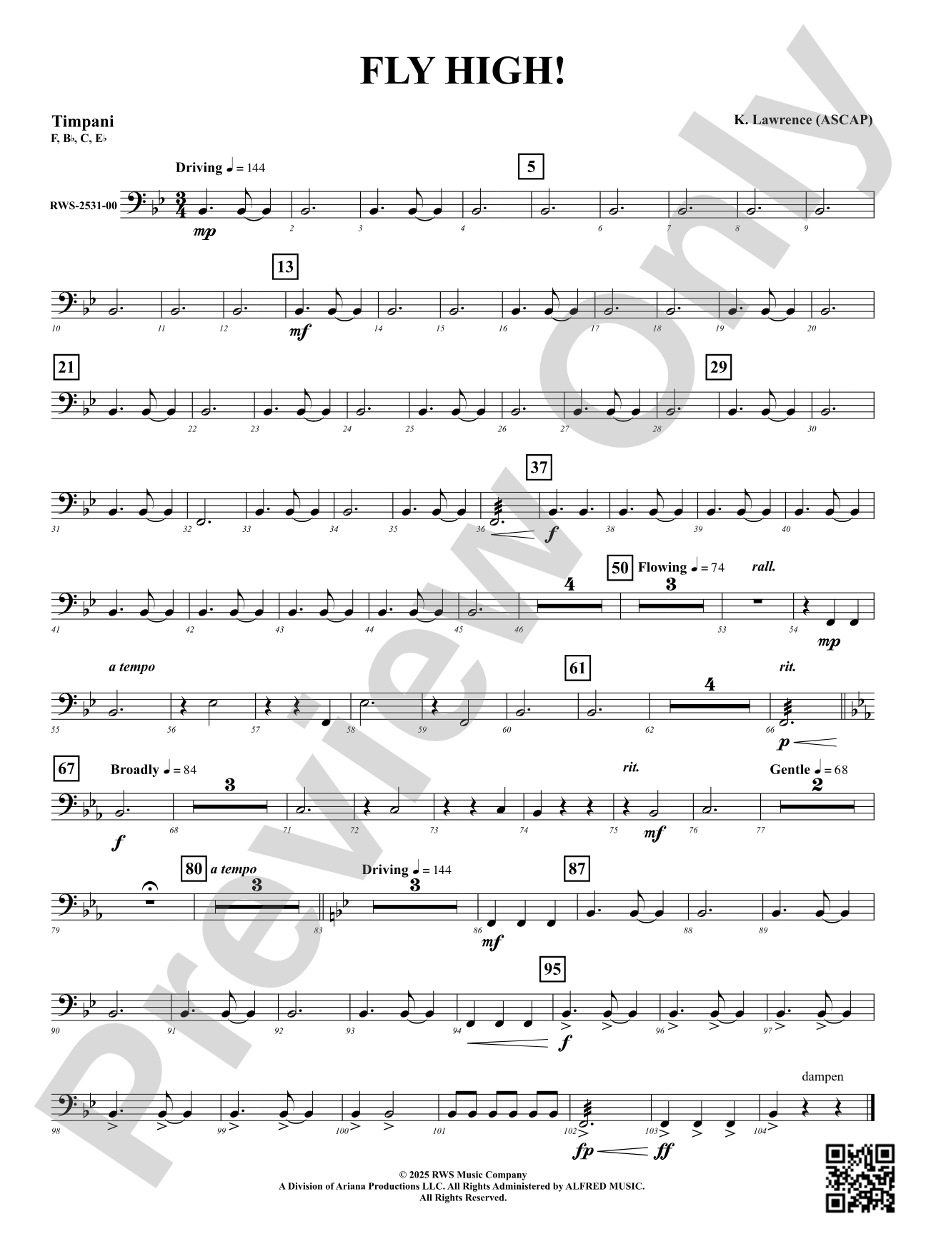 Fly High!: Timpani