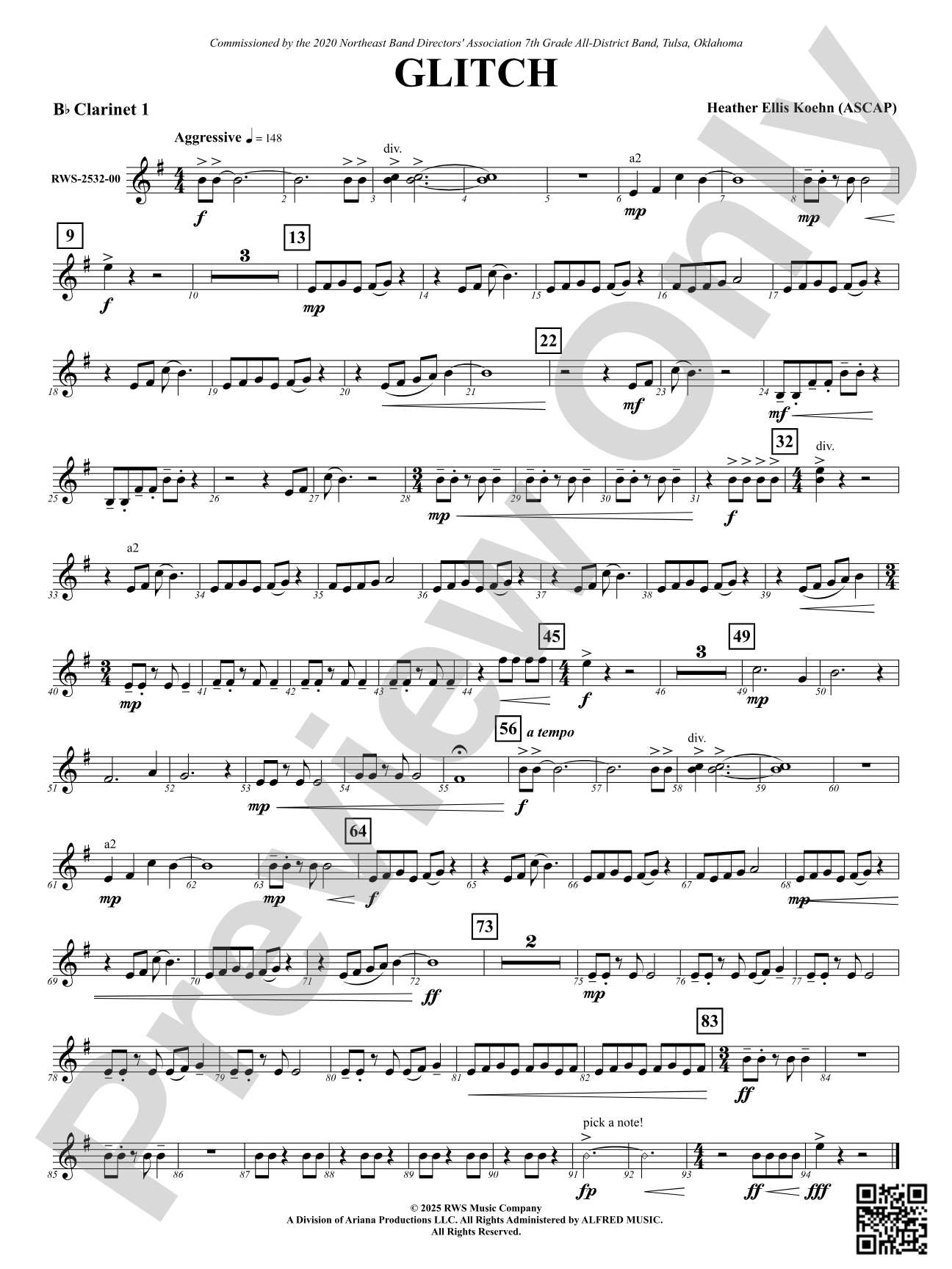 Glitch: 1st B-flat Clarinet