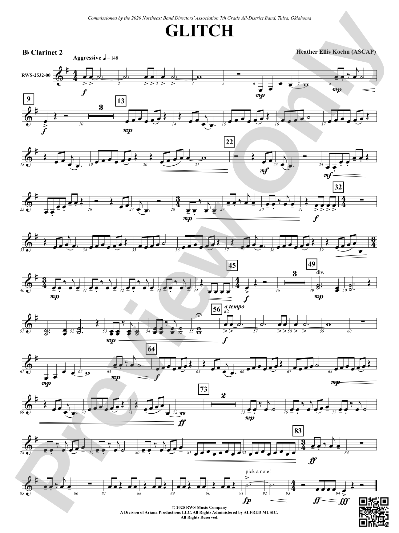 Glitch: 2nd B-flat Clarinet