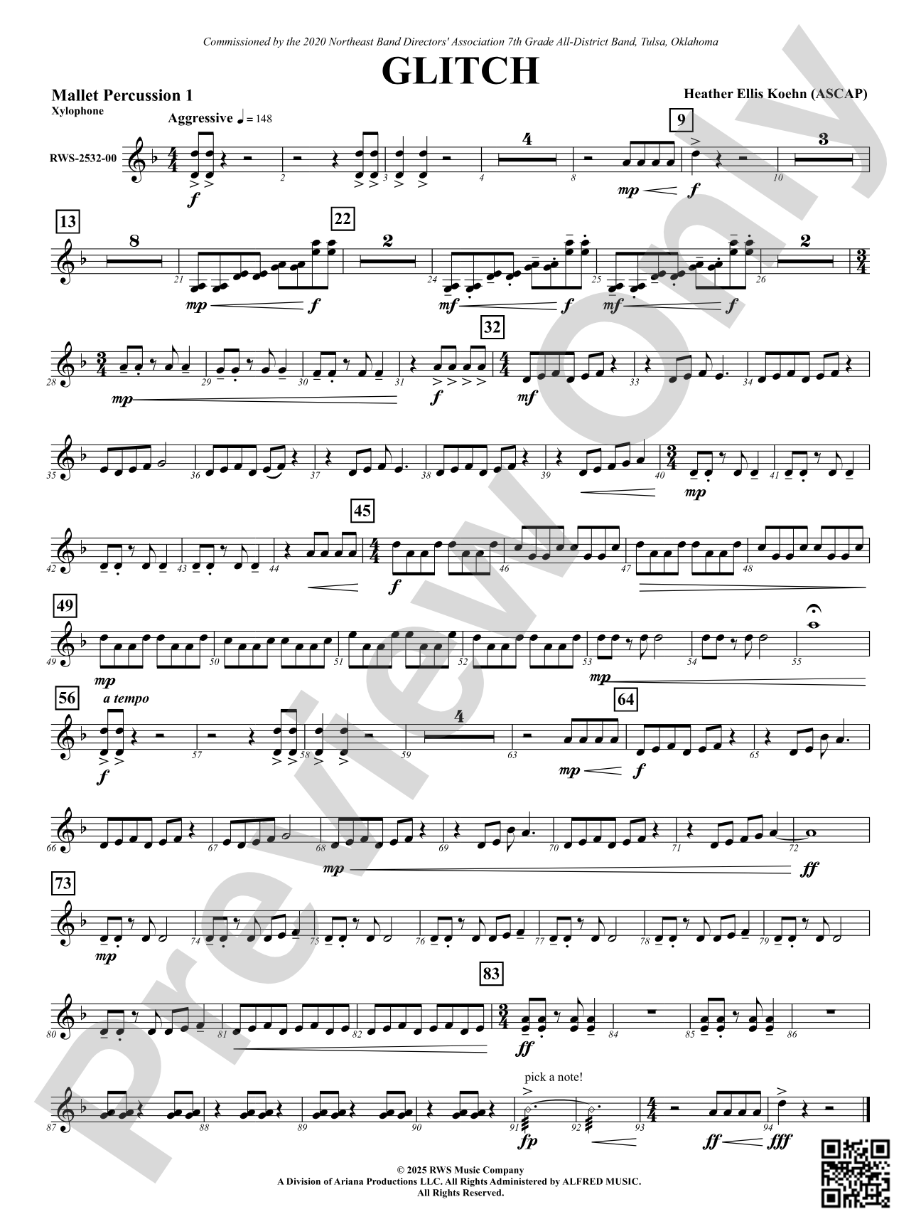 Glitch: 1st Mallet Percussion