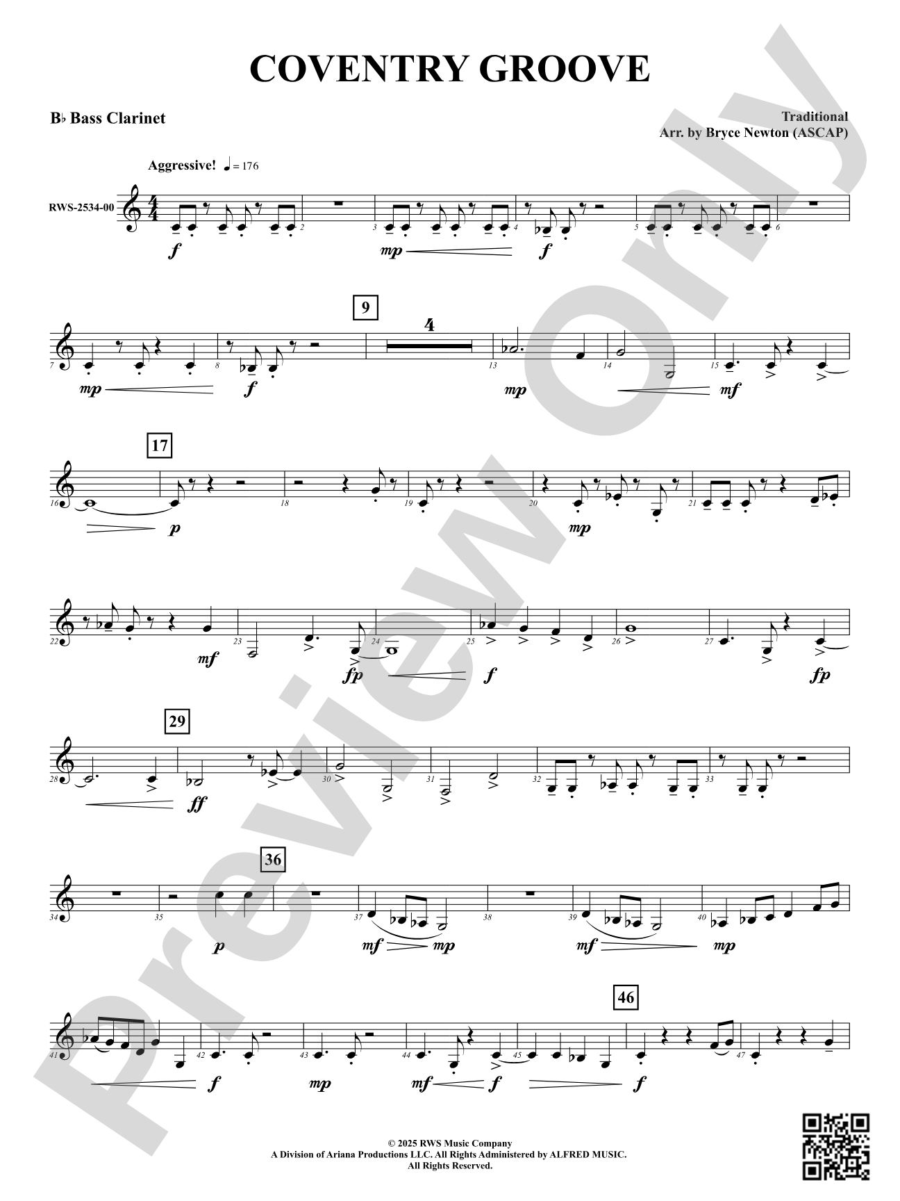 Coventry Groove: B-flat Bass Clarinet