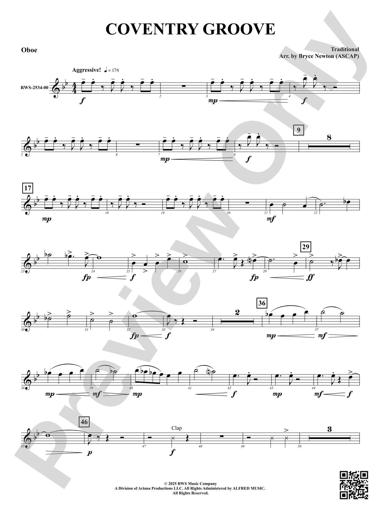 Coventry Groove: Oboe