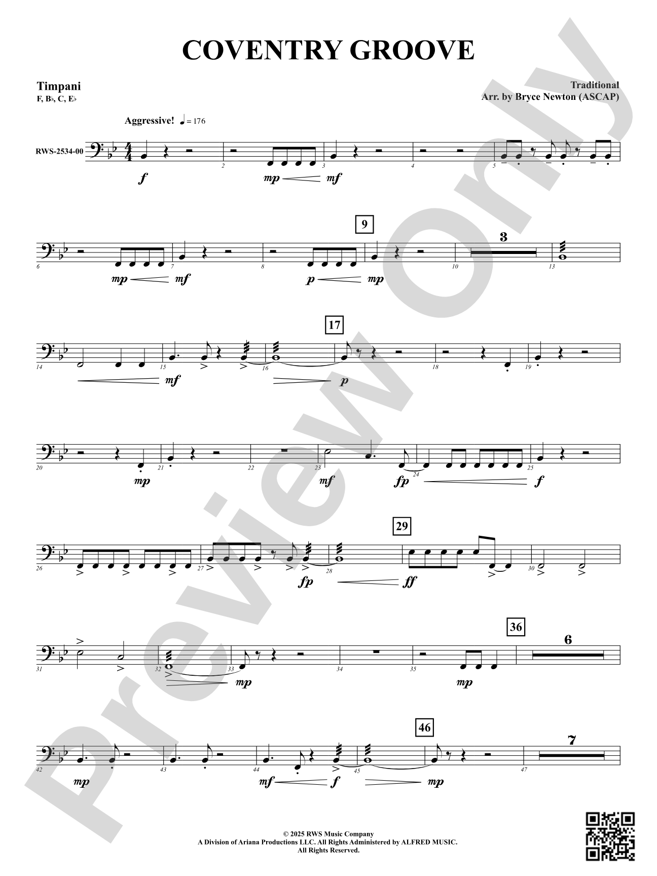 Coventry Groove: Timpani