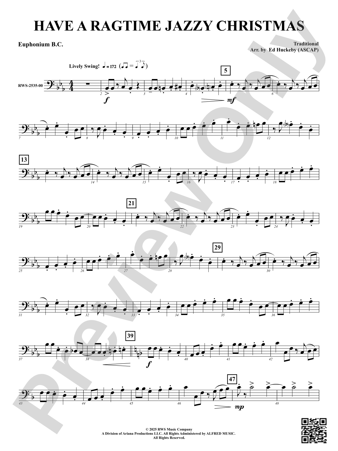 Have a Ragtime Jazzy Christmas: Euphonium B.C.