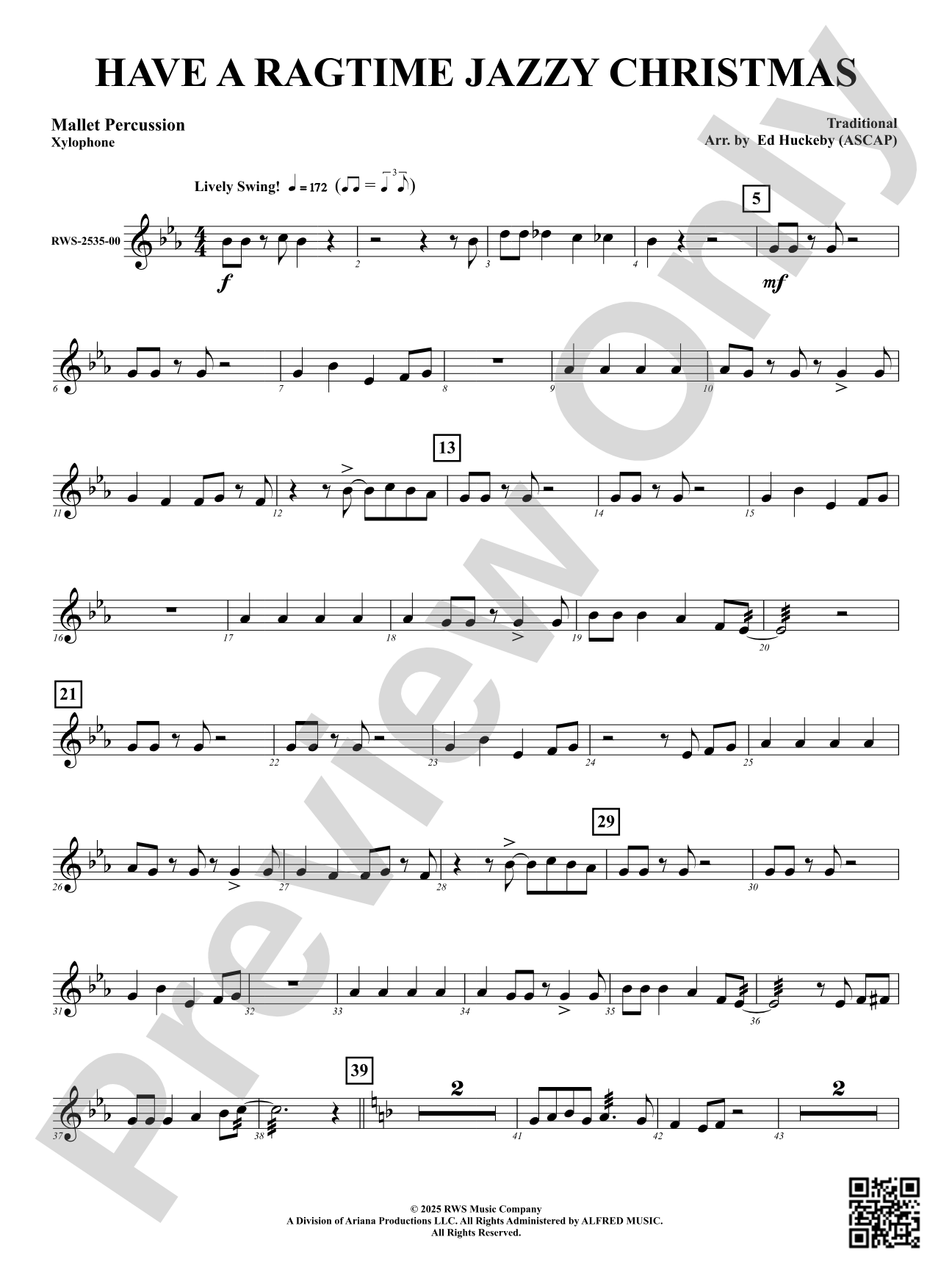 Have a Ragtime Jazzy Christmas: Mallet Percussion