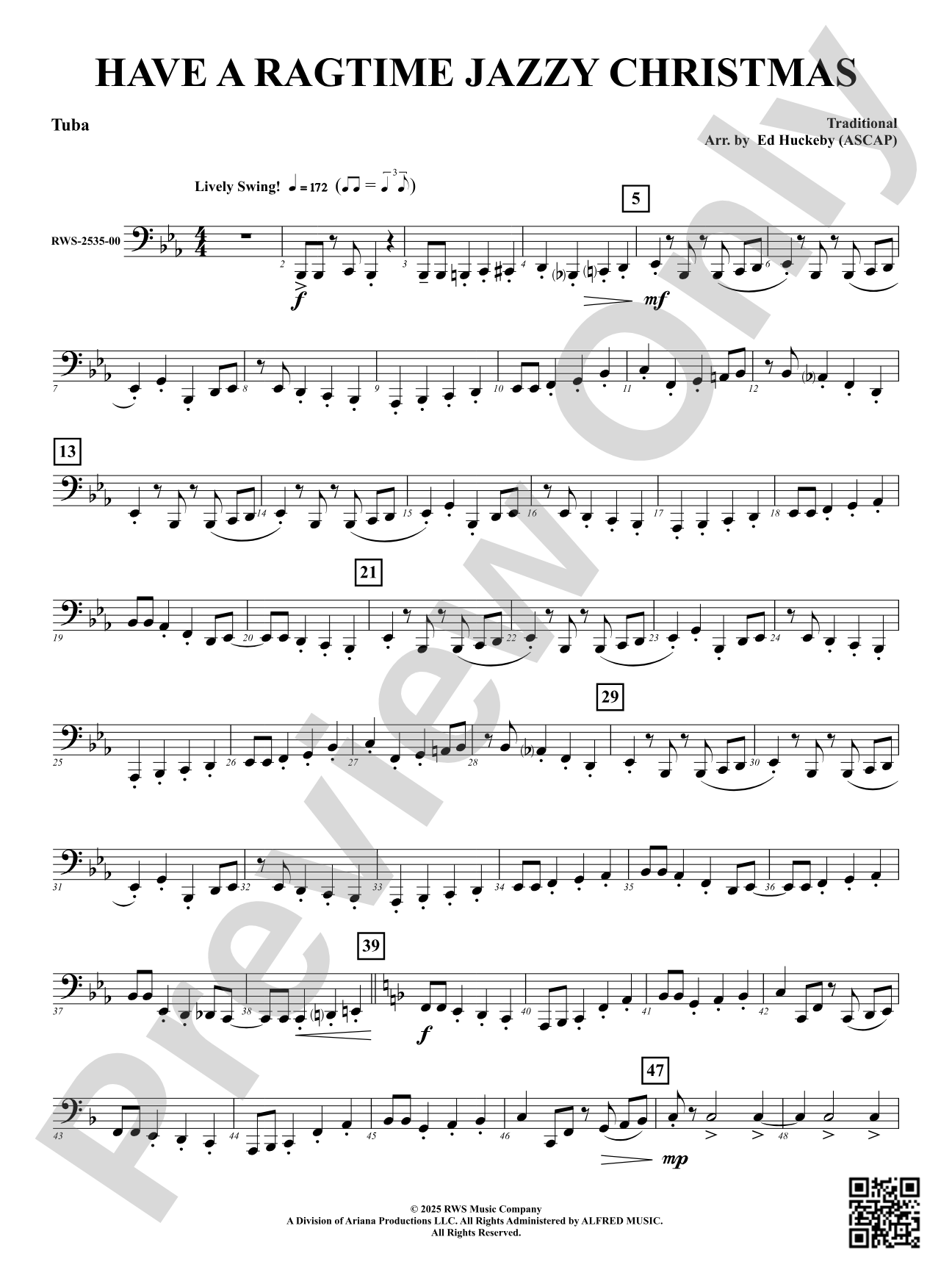 Have a Ragtime Jazzy Christmas: Tuba