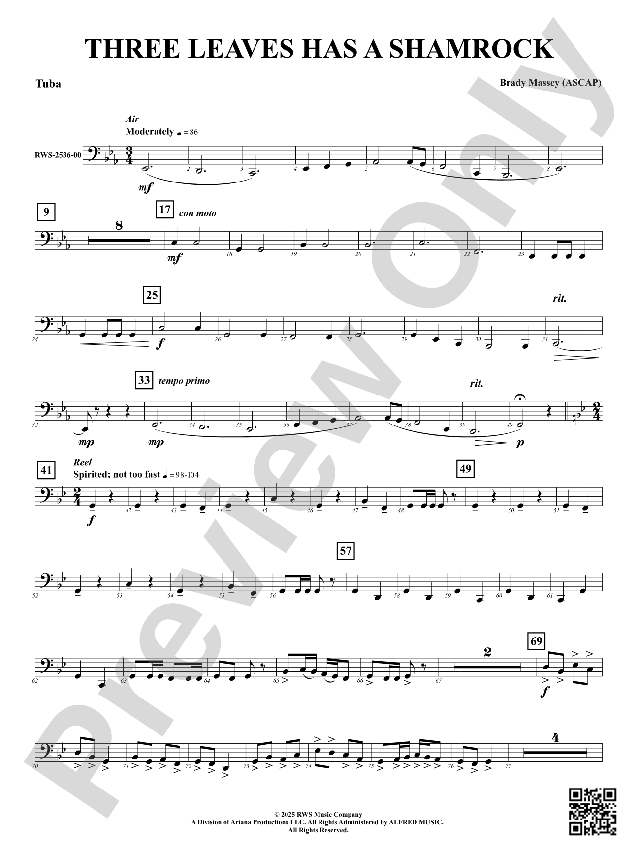 Three Leaves Has A Shamrock: Tuba