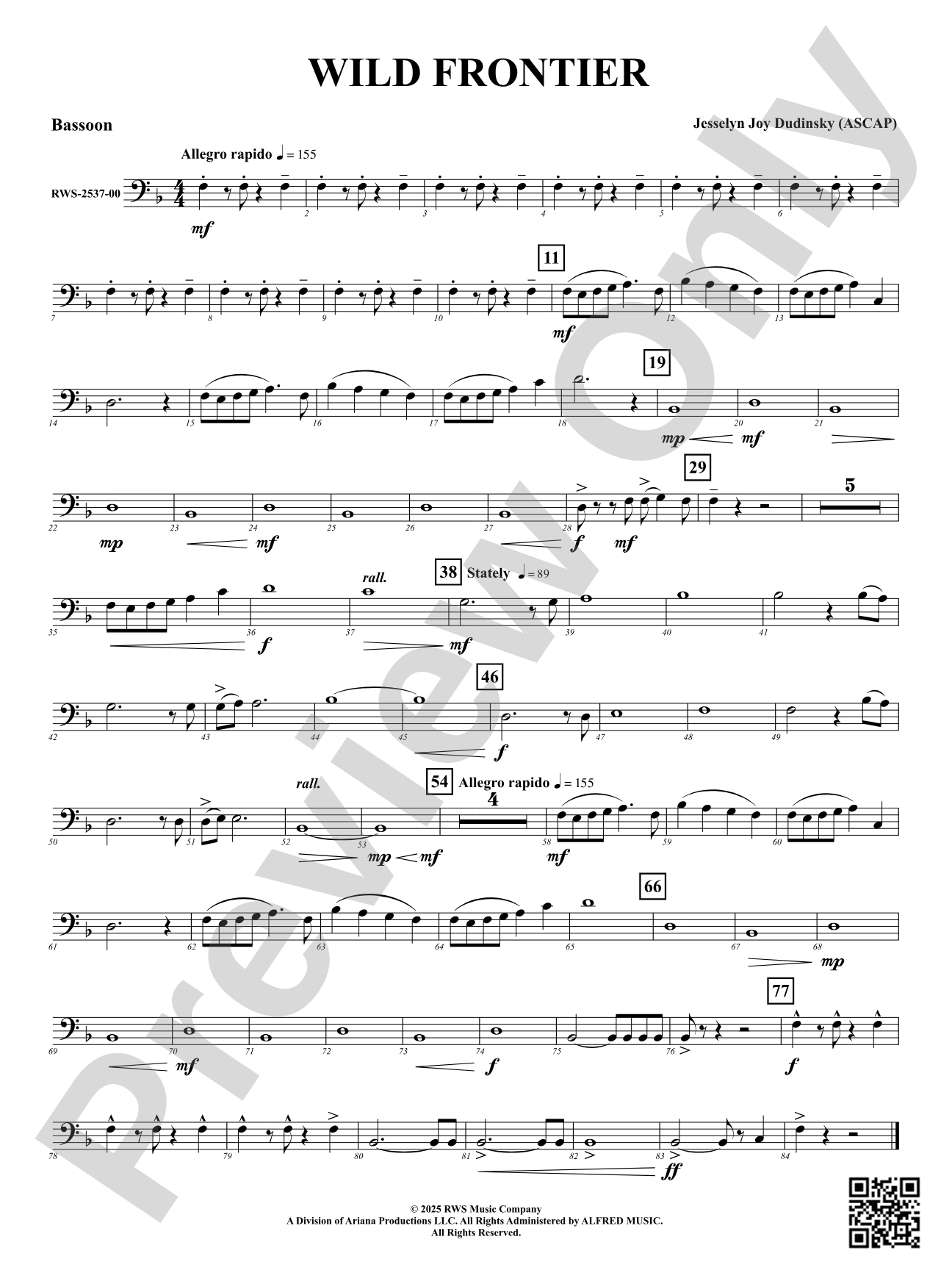 Wild Frontier: Bassoon