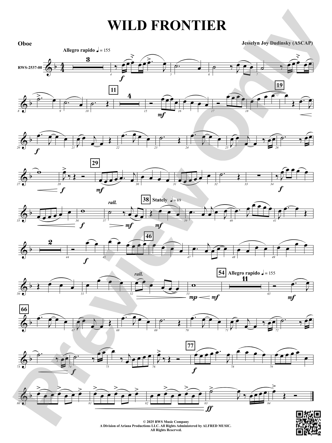 Wild Frontier: Oboe