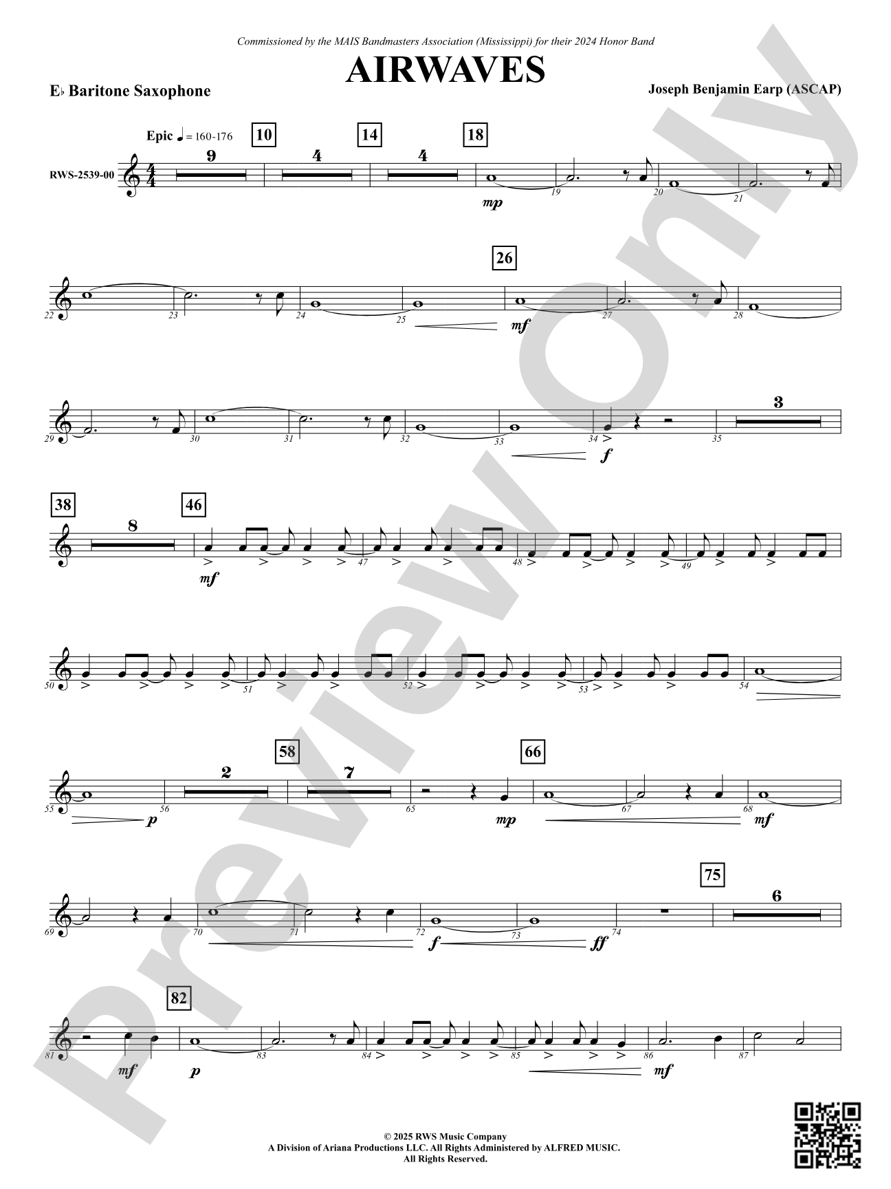 Airwaves: E-flat Baritone Saxophone