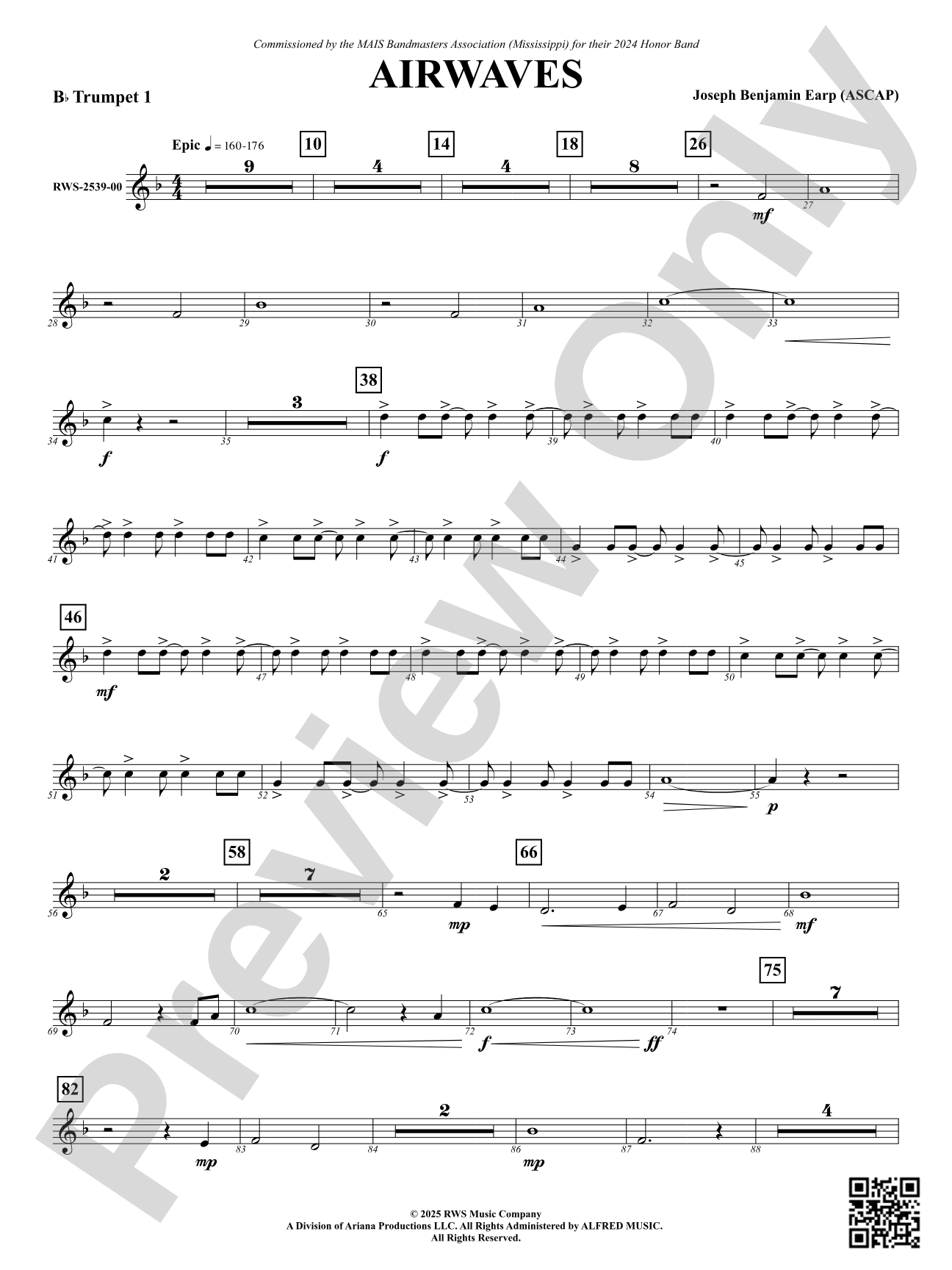 Airwaves: 1st B-flat Trumpet